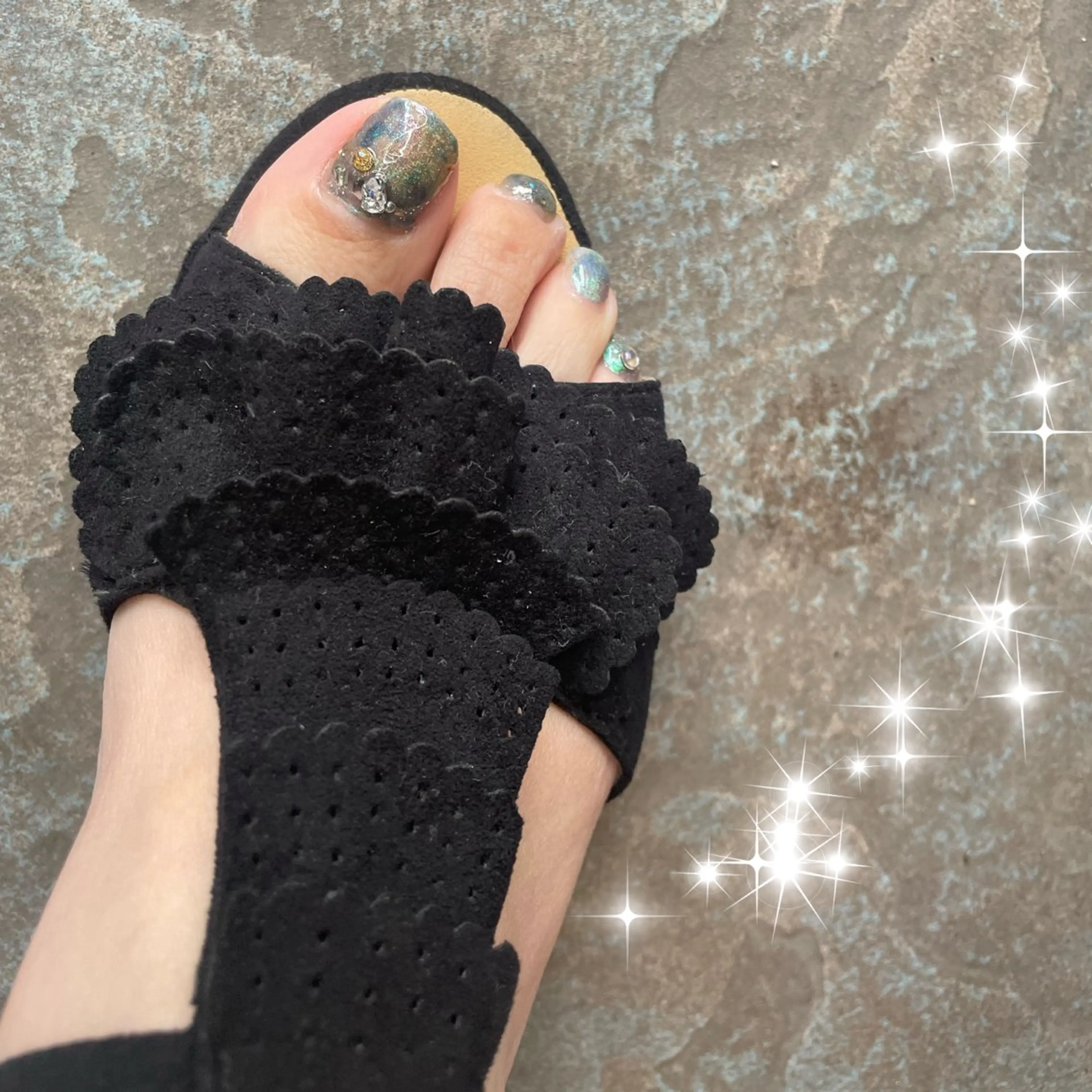 ネイル フットネイル マグネットネイル ニュアンスネイル NAIL★M 真紀のネイルデザイン