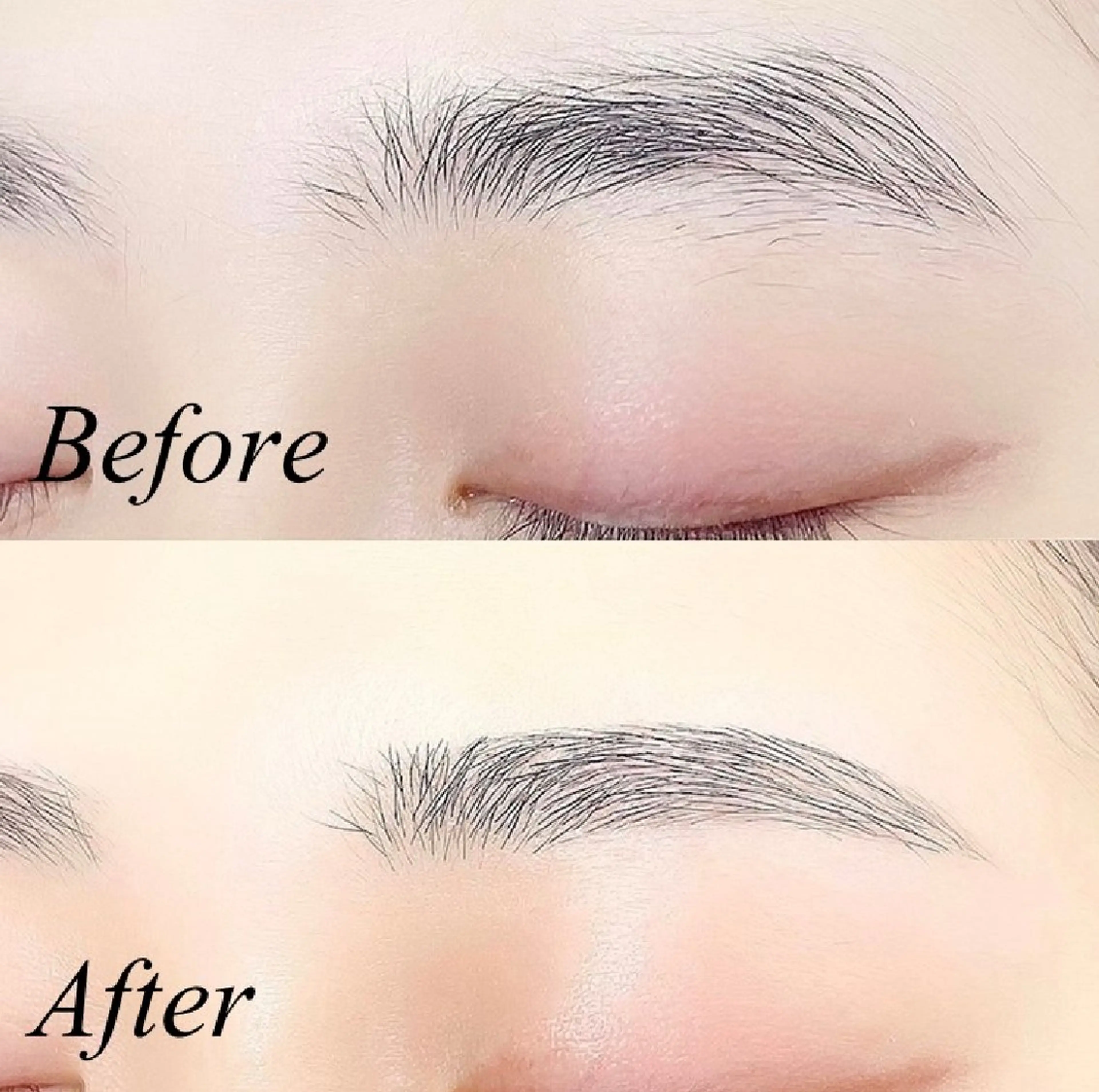 学割U24🎓《ツルツル美顔💆🏻》美眉アイブロウWAX＋フルフェイス(メイク込) ¥7000の写真