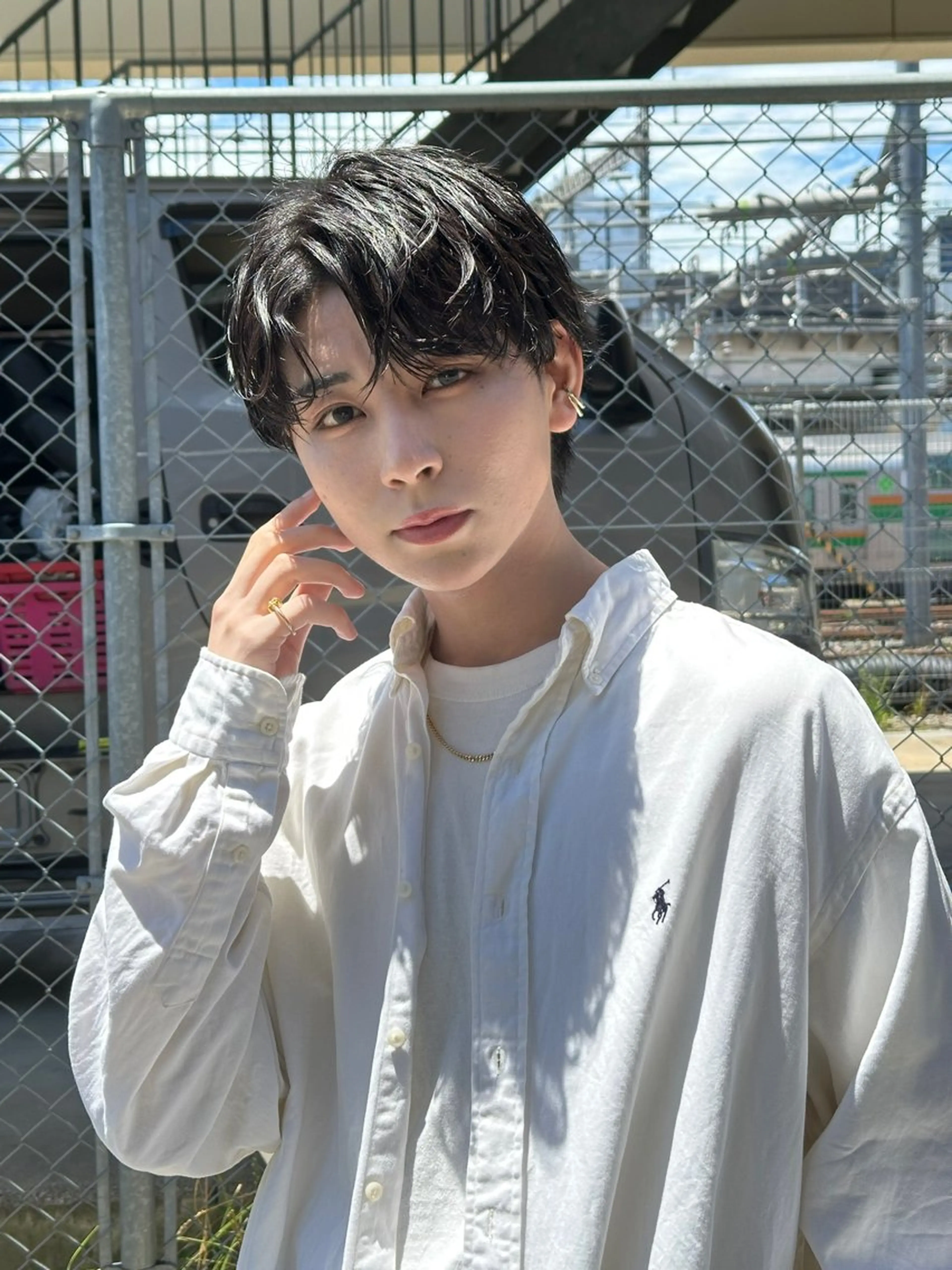 ショート パーマ メンズ カット ユウ🪄 パーマ指名No1のヘアスタイル