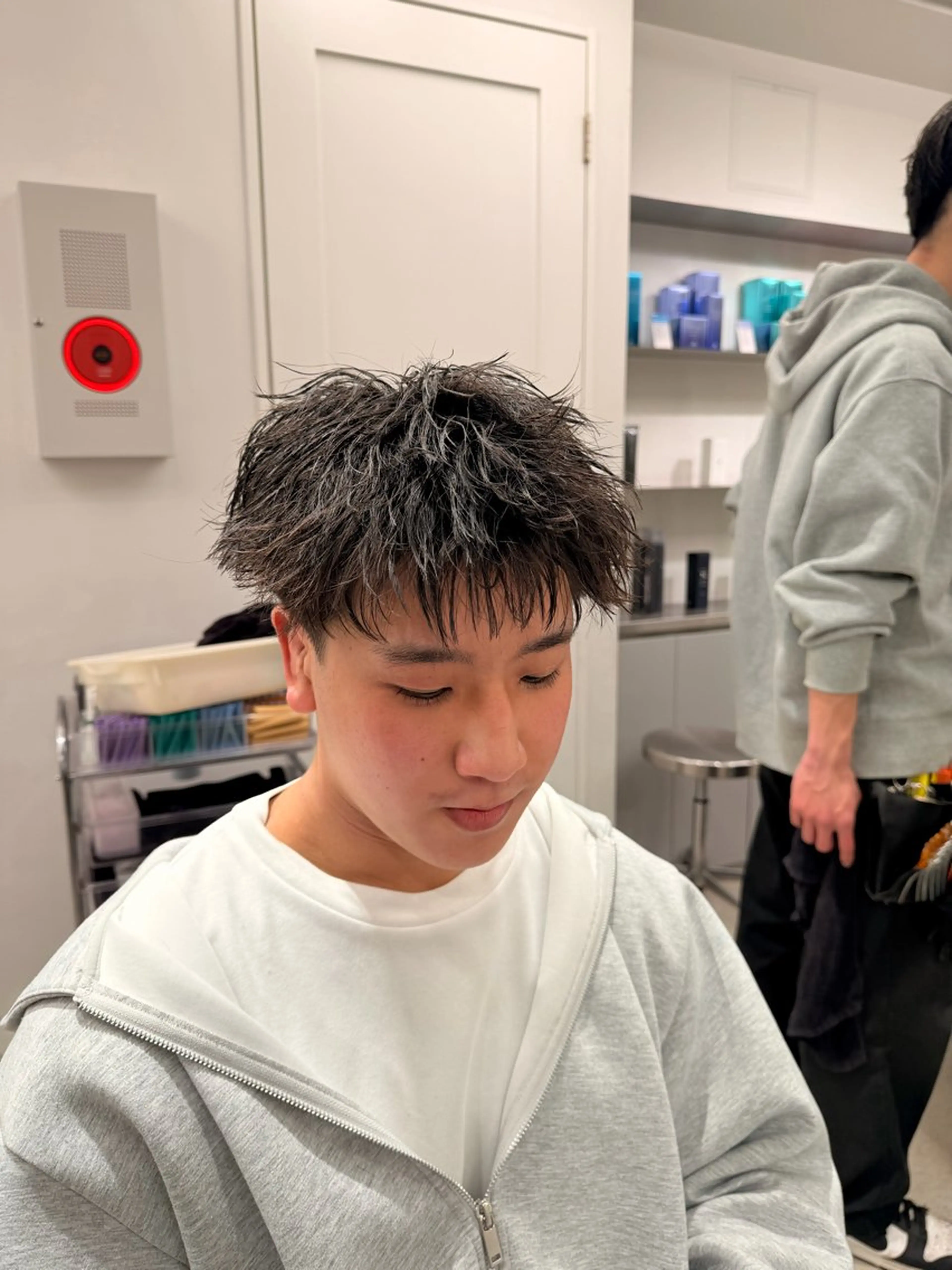 パーマ メンズ カット パーマ メンズ/シャドウ/ 波巻き/kyogoのヘアスタイル