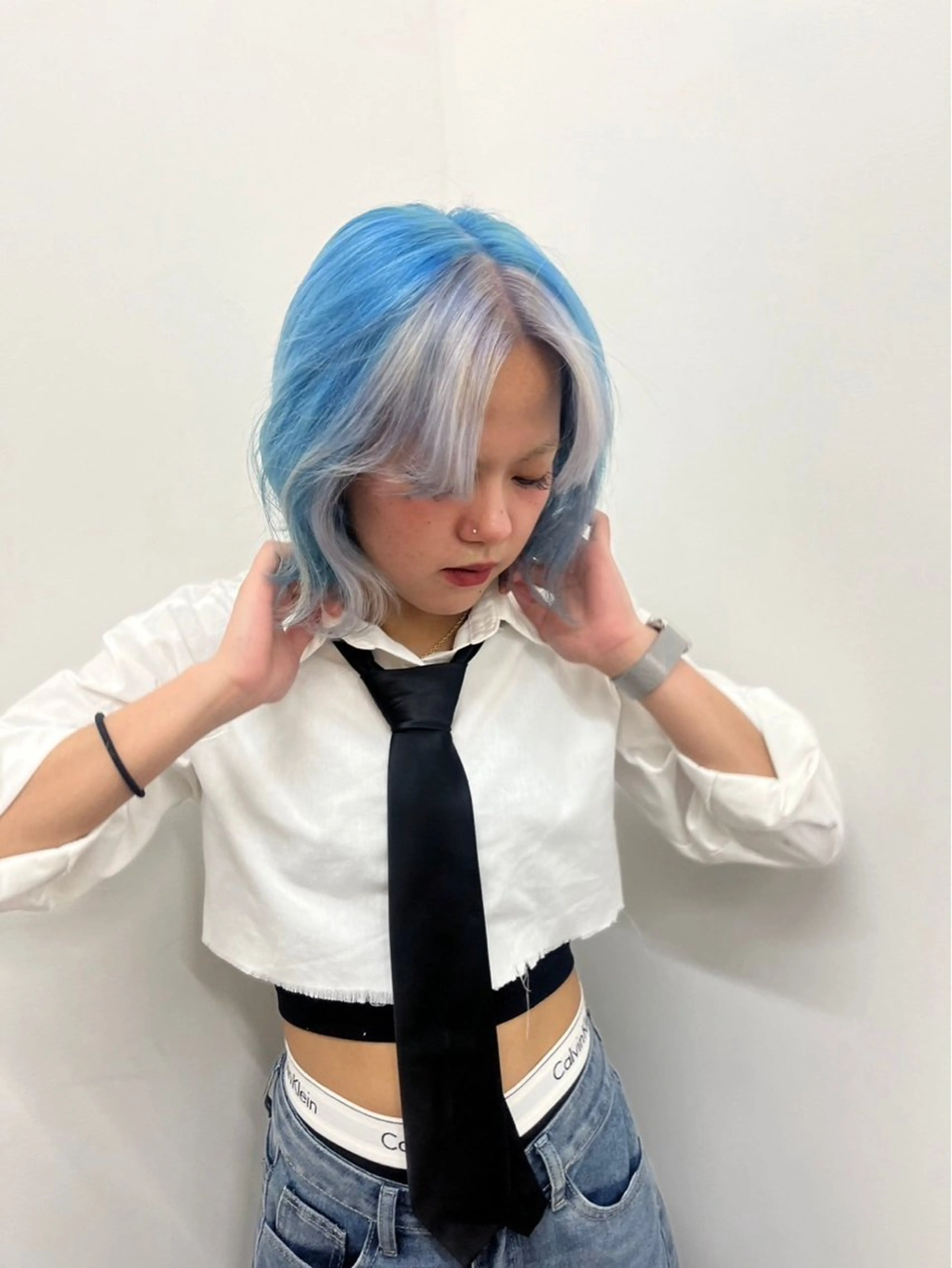 ミディアム カラー ハイトーンカラー 🌙Mina🌙のヘアスタイル