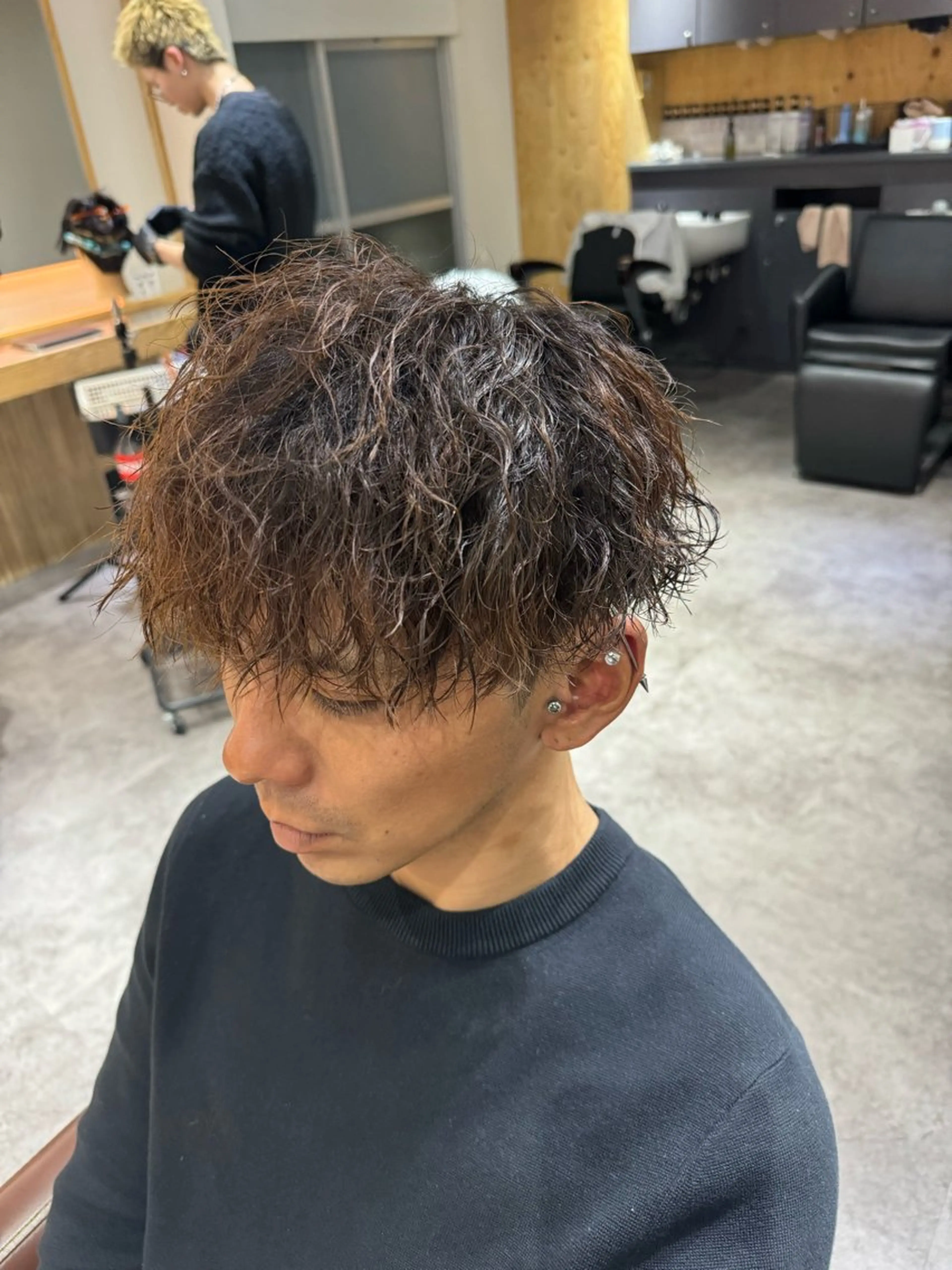 パーマ メンズ 雪音/美髪縮毛矯正 /ニュアンスパーマのヘアスタイル