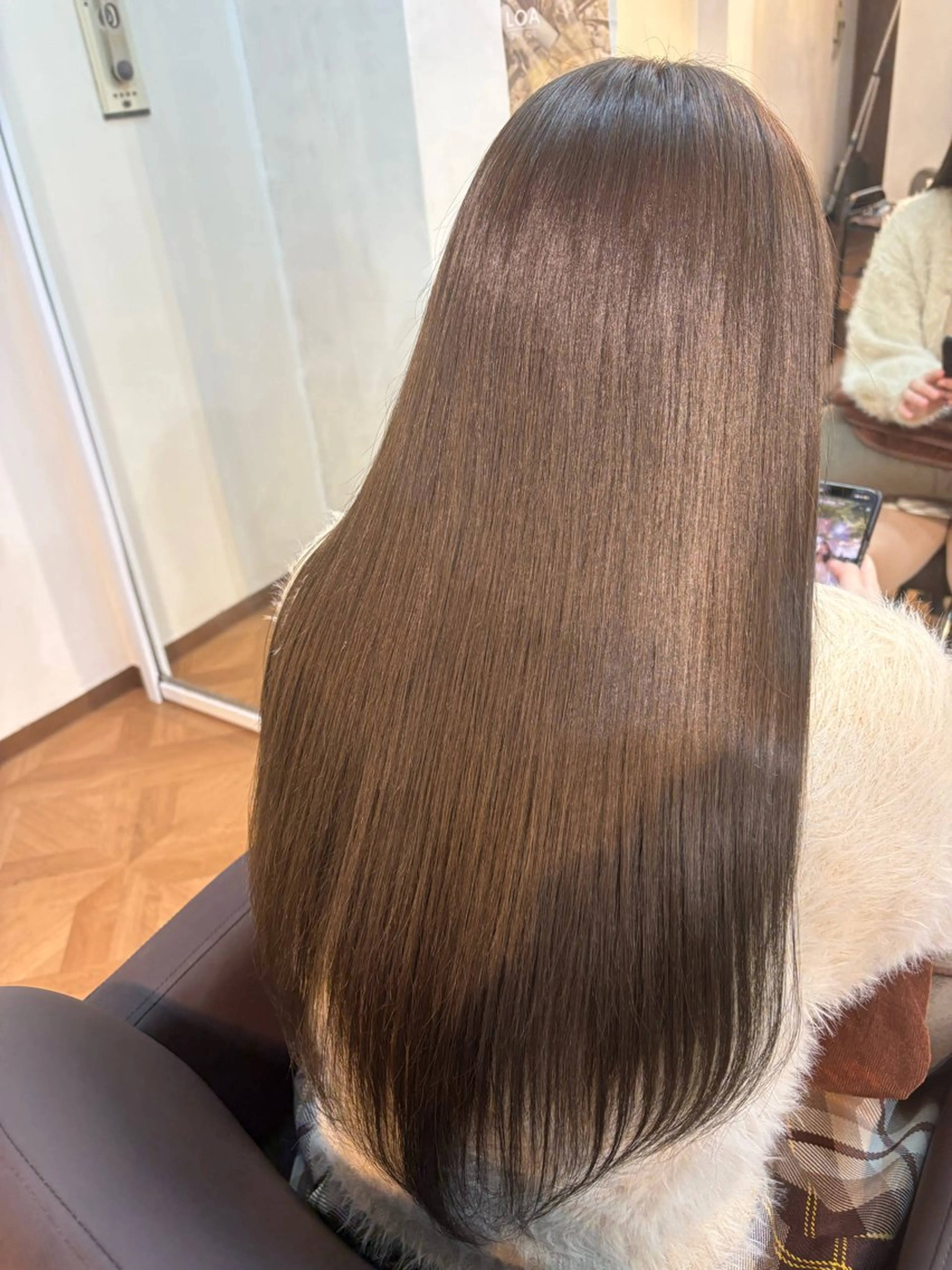 カラー ベージュカラー オリーブベージュ ヘアカラー 🍒Ayana🍒 艶カラー🍒のヘアスタイル