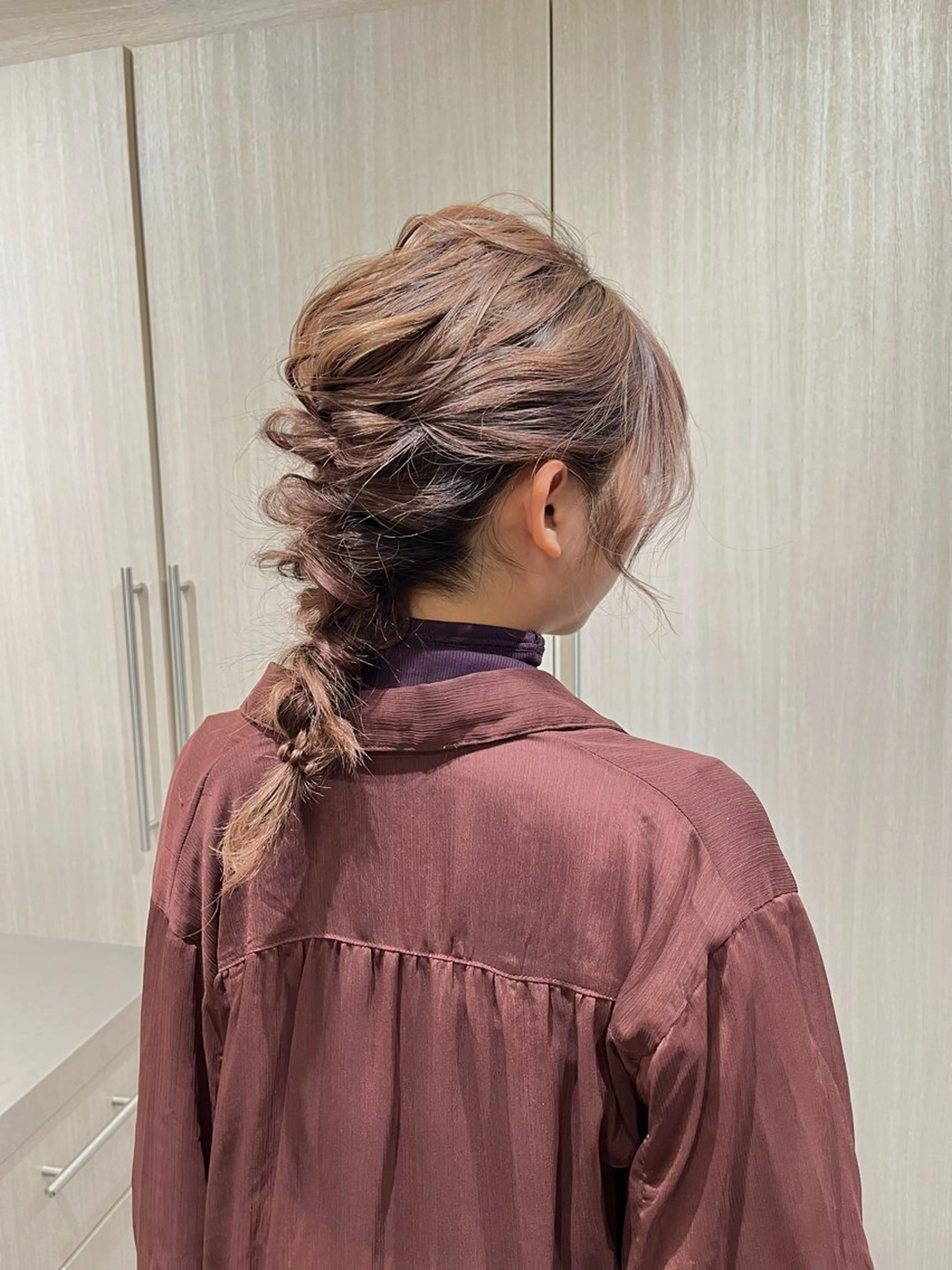 ロング ヘアアレンジ 野澤 優乃のヘアスタイル
