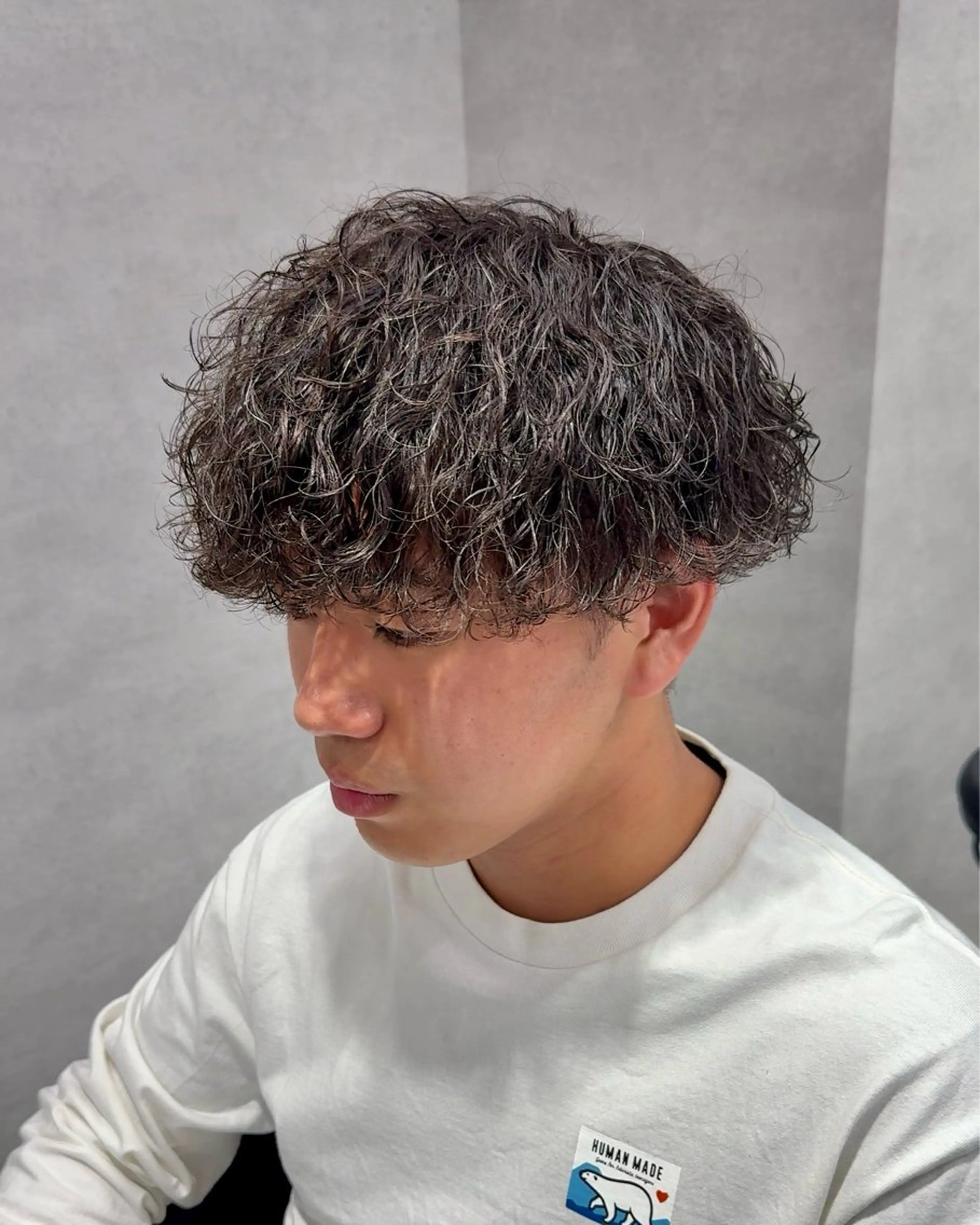 ショート パーマ メンズ メンズパーマ 波巻きパーマ トレンド🔥メンズ 特化⚡️網野裕希のヘアスタイル