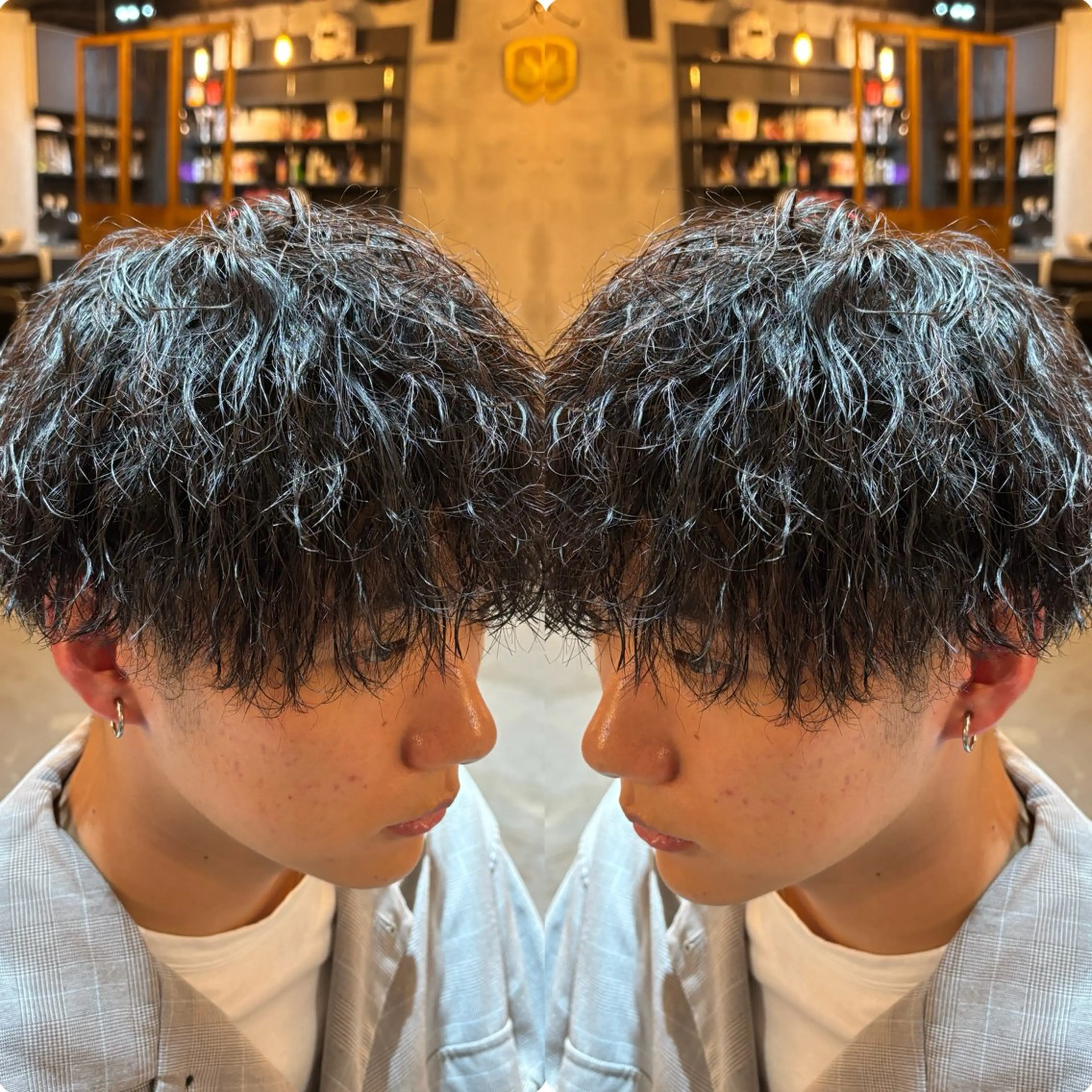 ミディアム 👑曲がる縮毛矯正 /パーマ👑ショウのヘアスタイル