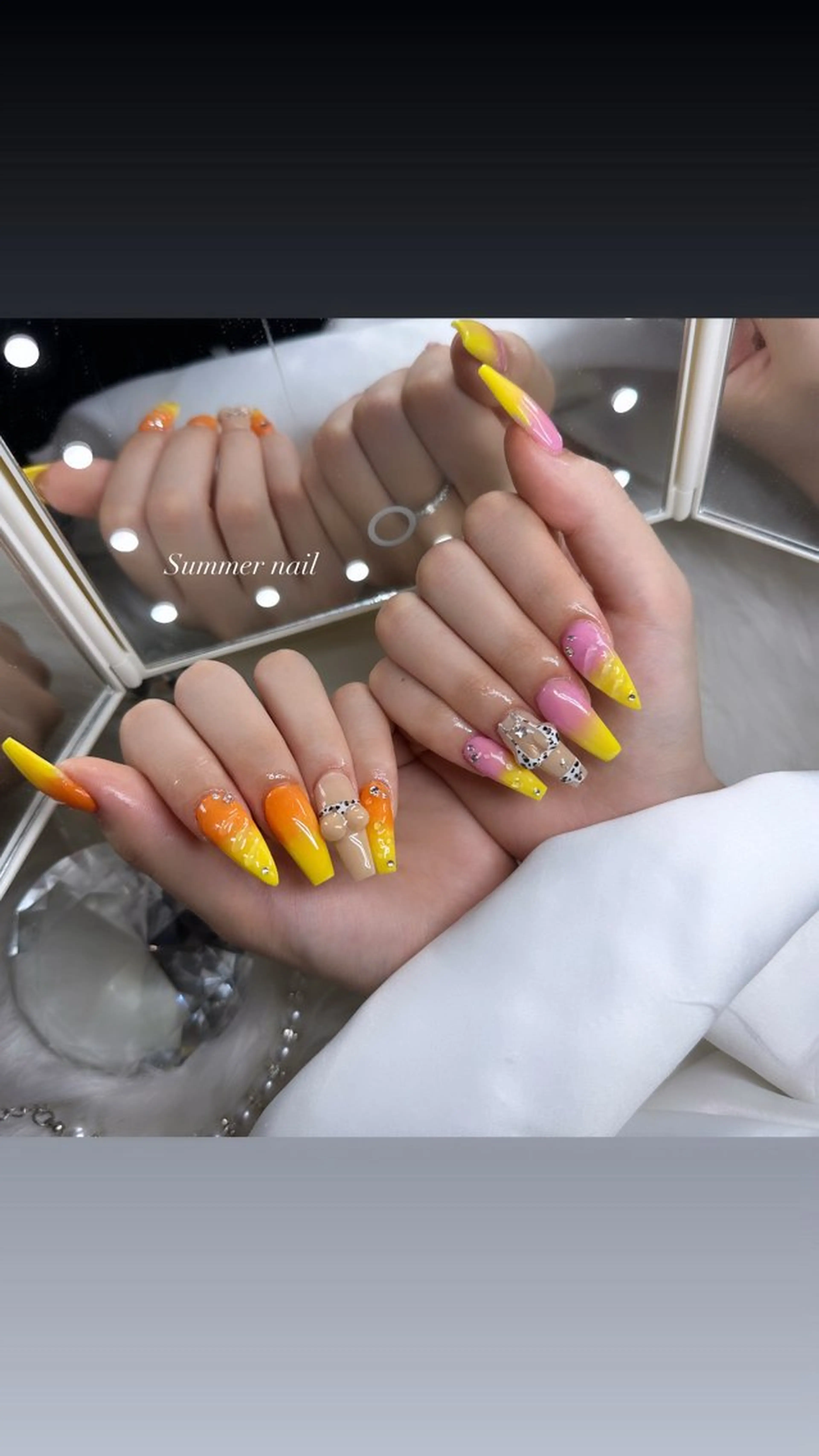 ネイル 加納 莉音のネイルデザイン