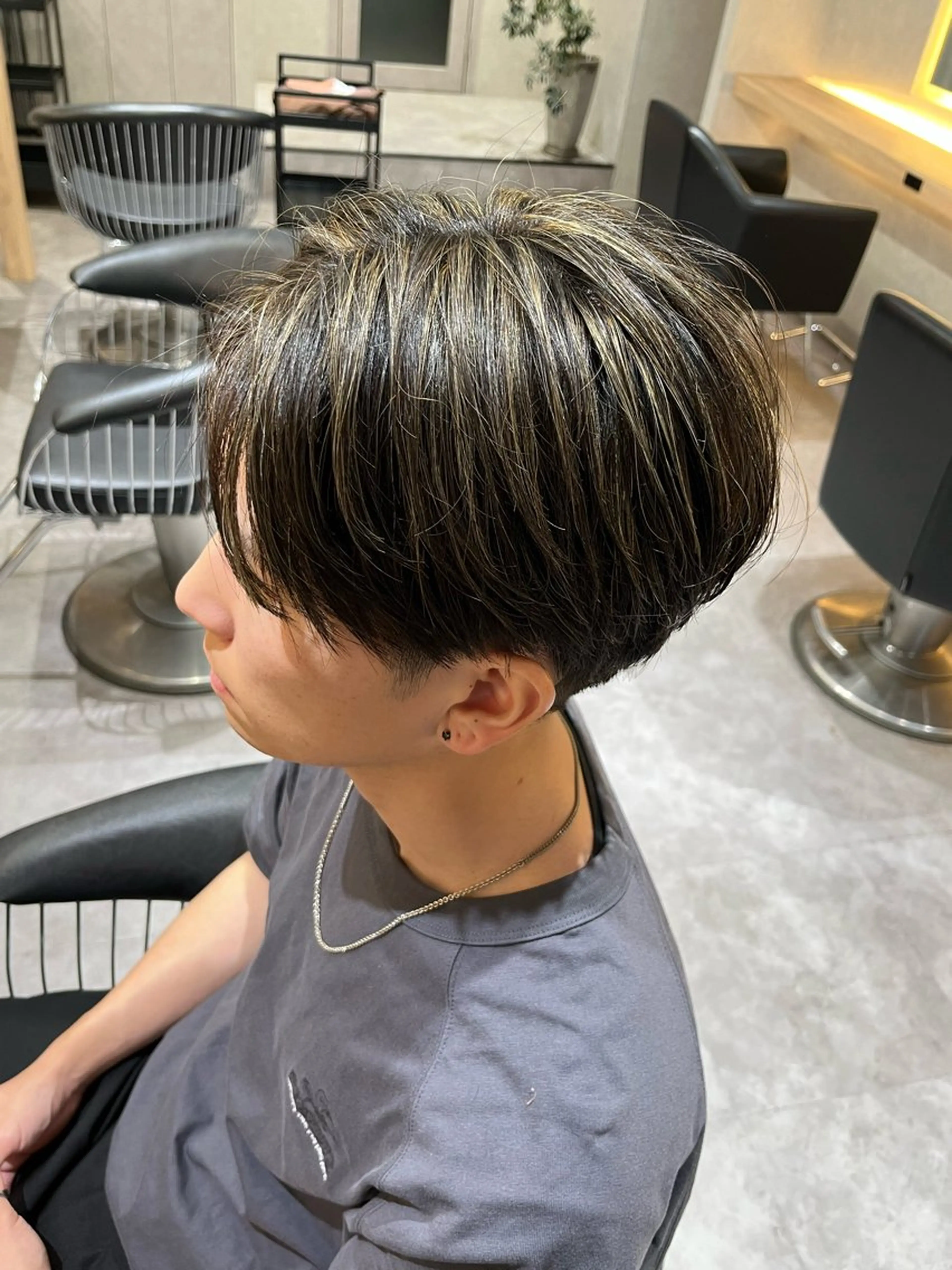 ミディアム 工藤 純也のヘアスタイル