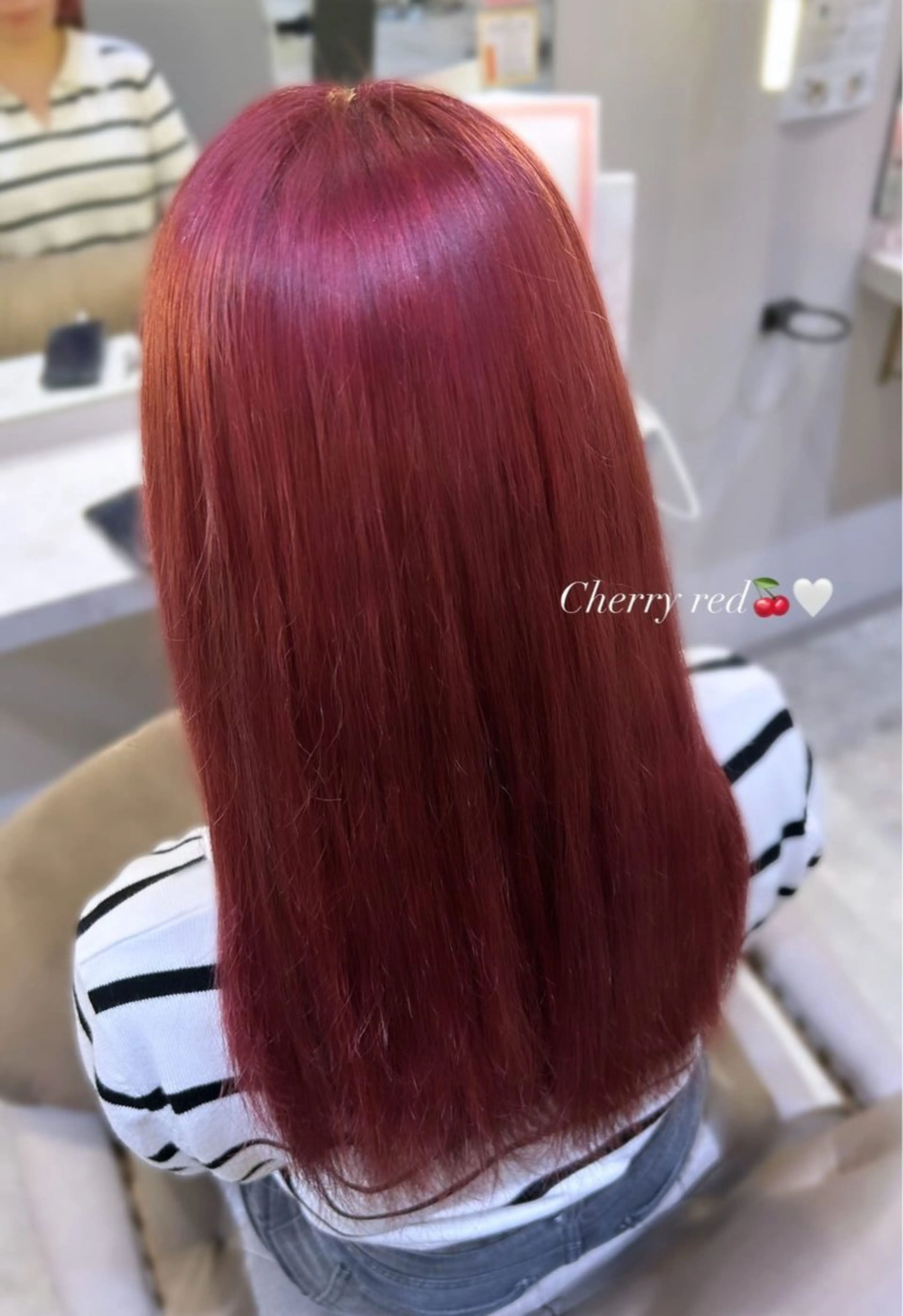 ロング カラー ヘアカラー トリートメント 🤍ふんわりアイドル カラー🎀Rio🪽のヘアスタイル