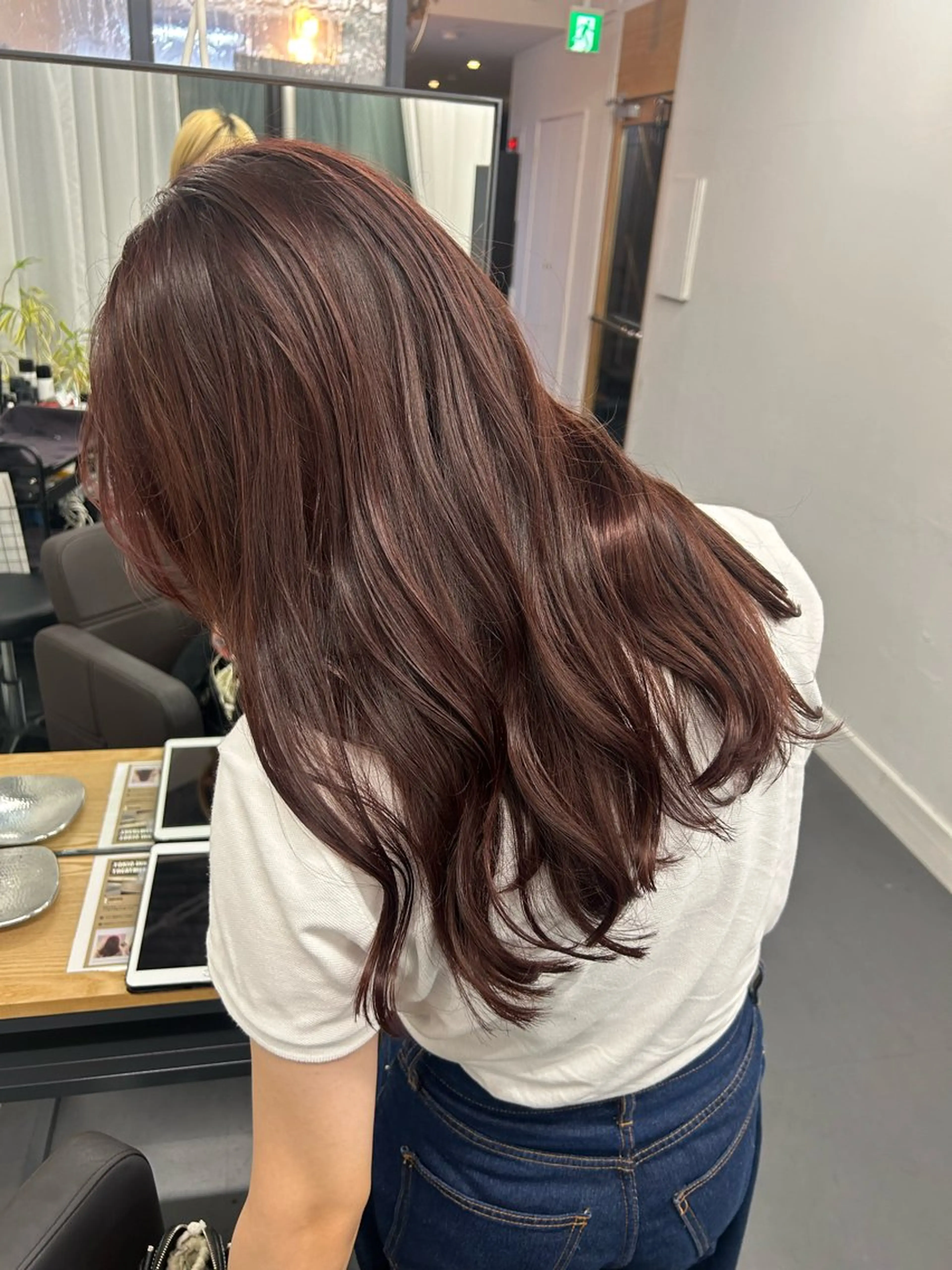 ロング カラー カット・ブリーチ/ ふわあいりのヘアスタイル