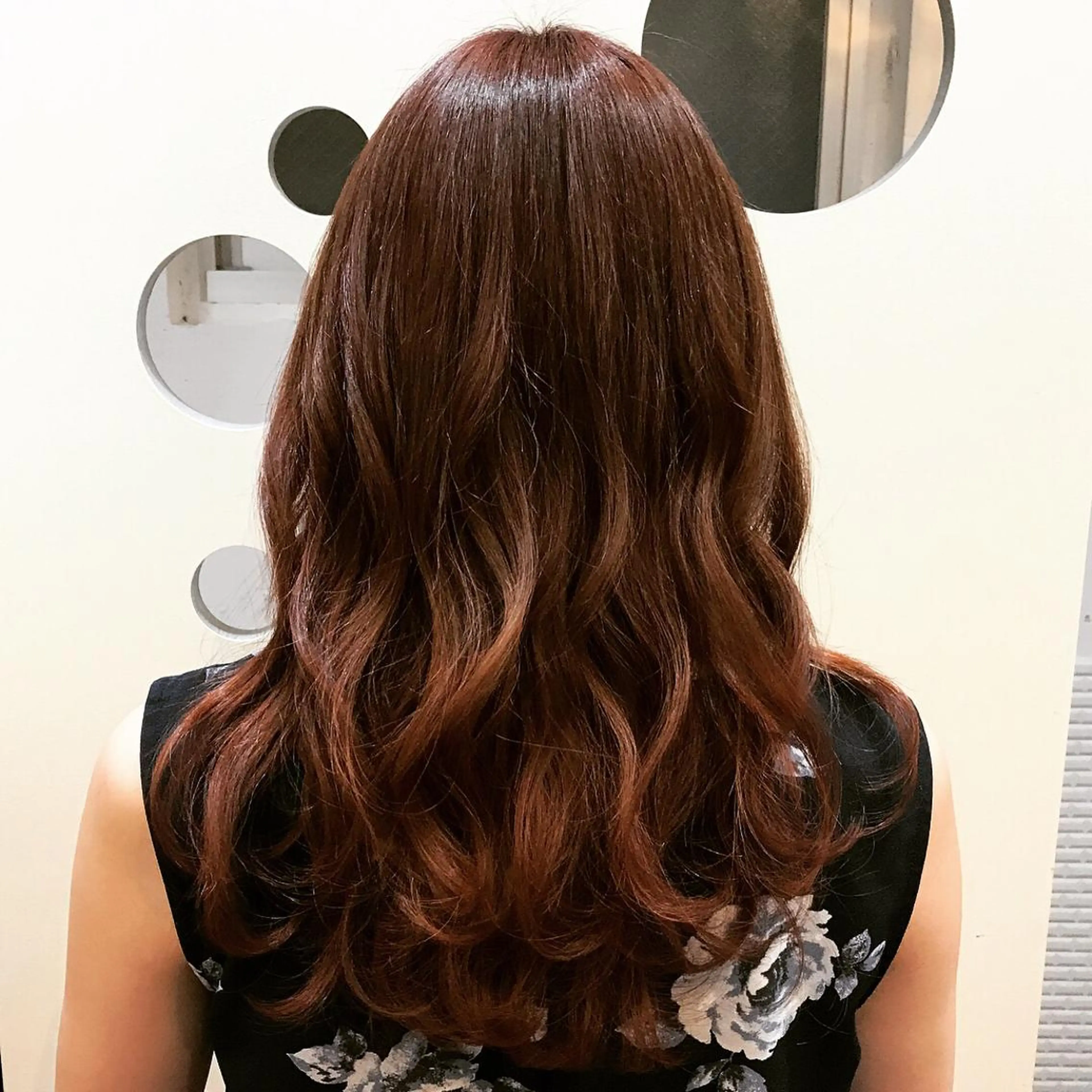 セミロング カラー ブラウンカラー レッドカラー レッドブラウン 🔹メンズ特化🔹 荻窪/YASUOKAのヘアスタイル