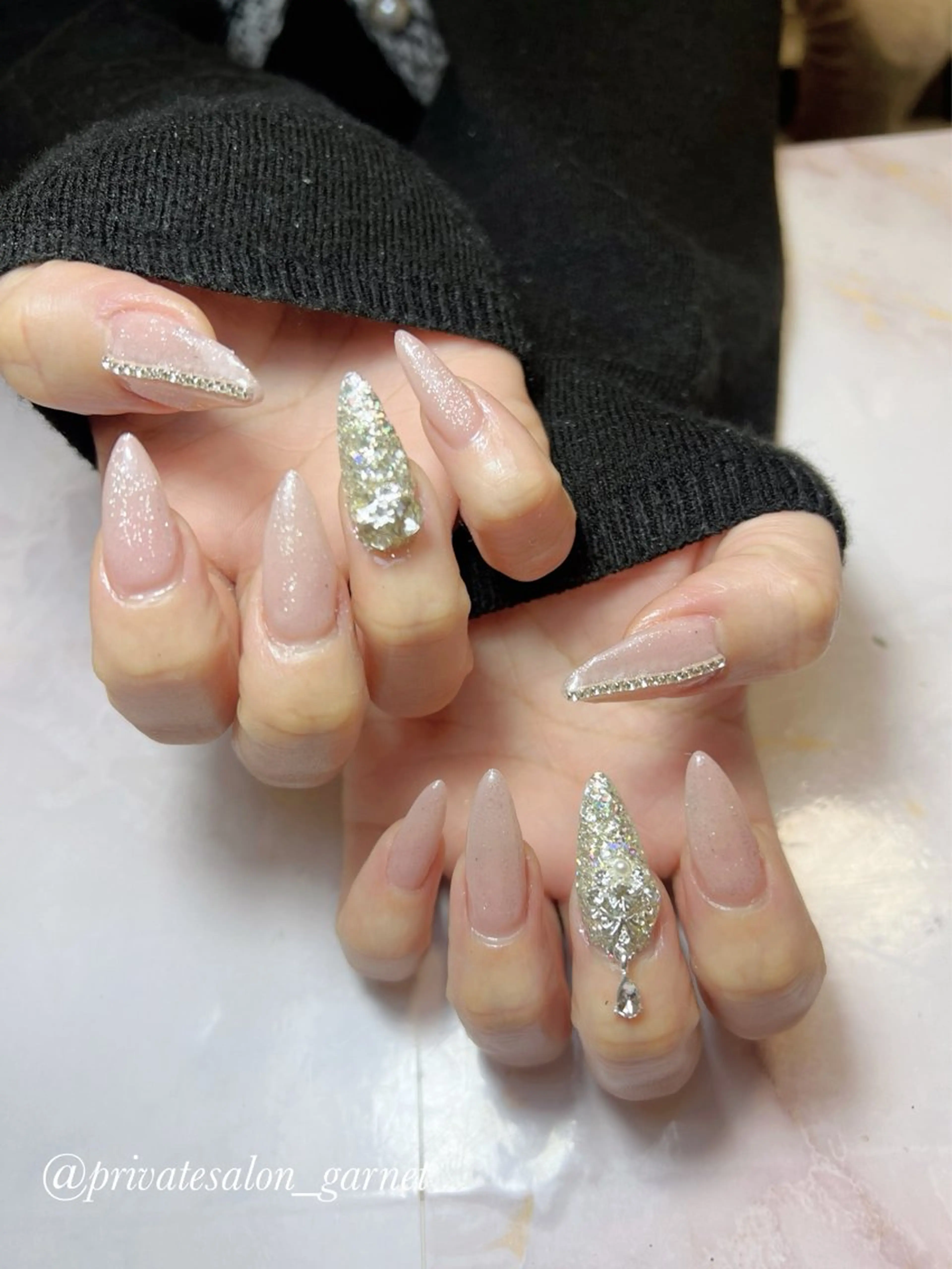 ネイル ワンホンネイル Garnet nailのネイルデザイン