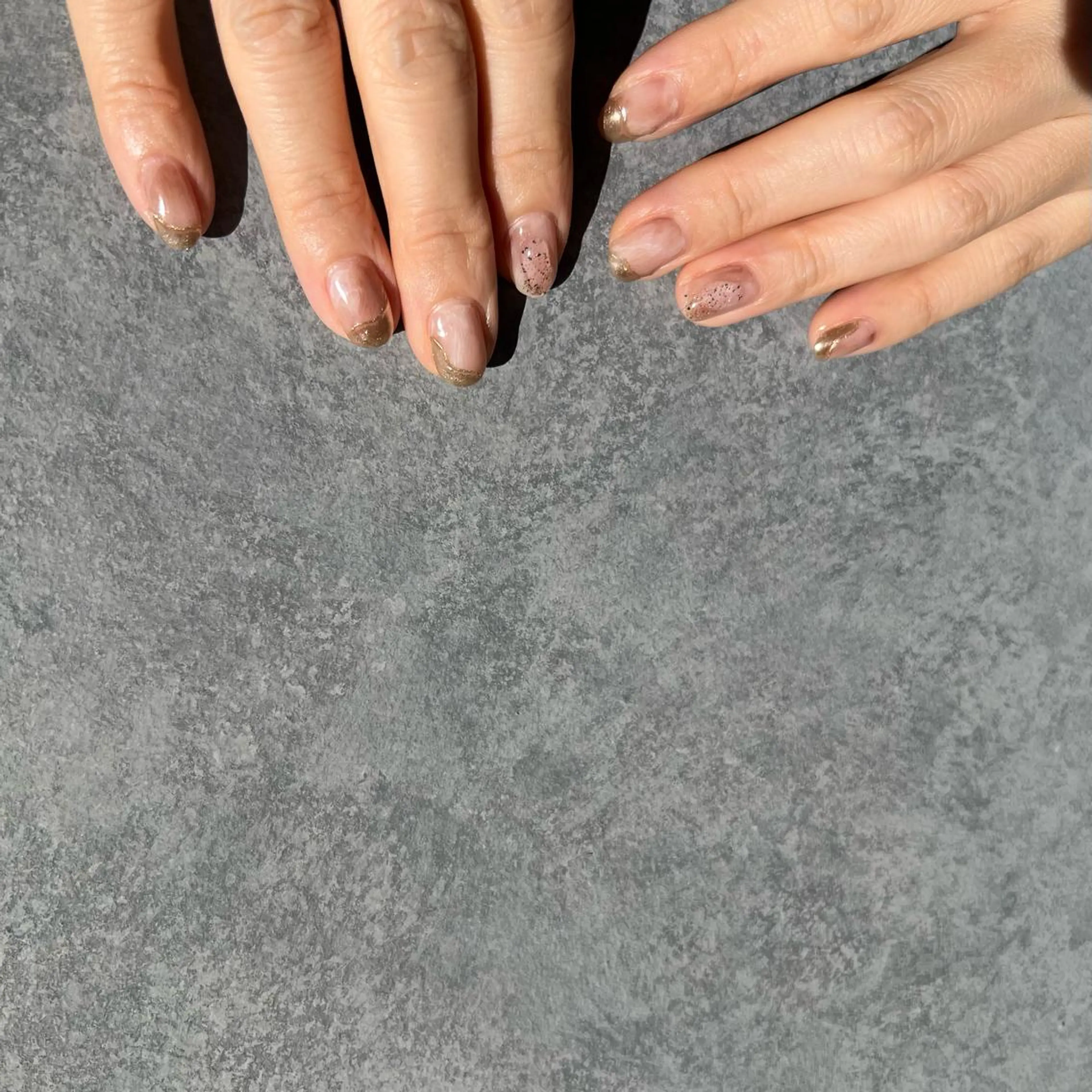 ネイル クリアネイル ミラーネイル ぷっくりネイル ハンドネイル sode shioriのネイルデザイン