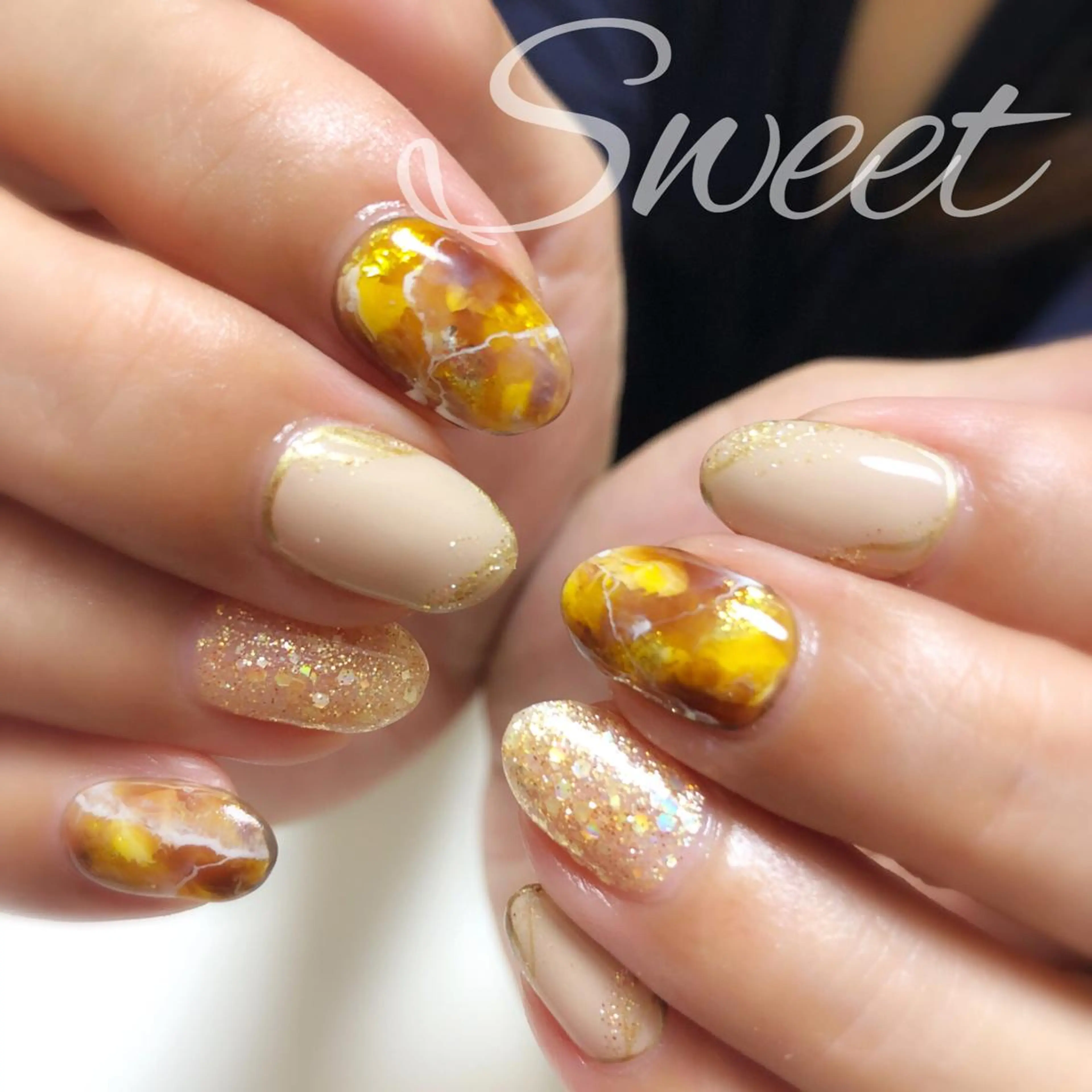 ネイル sweet 仲野陽子のネイルデザイン