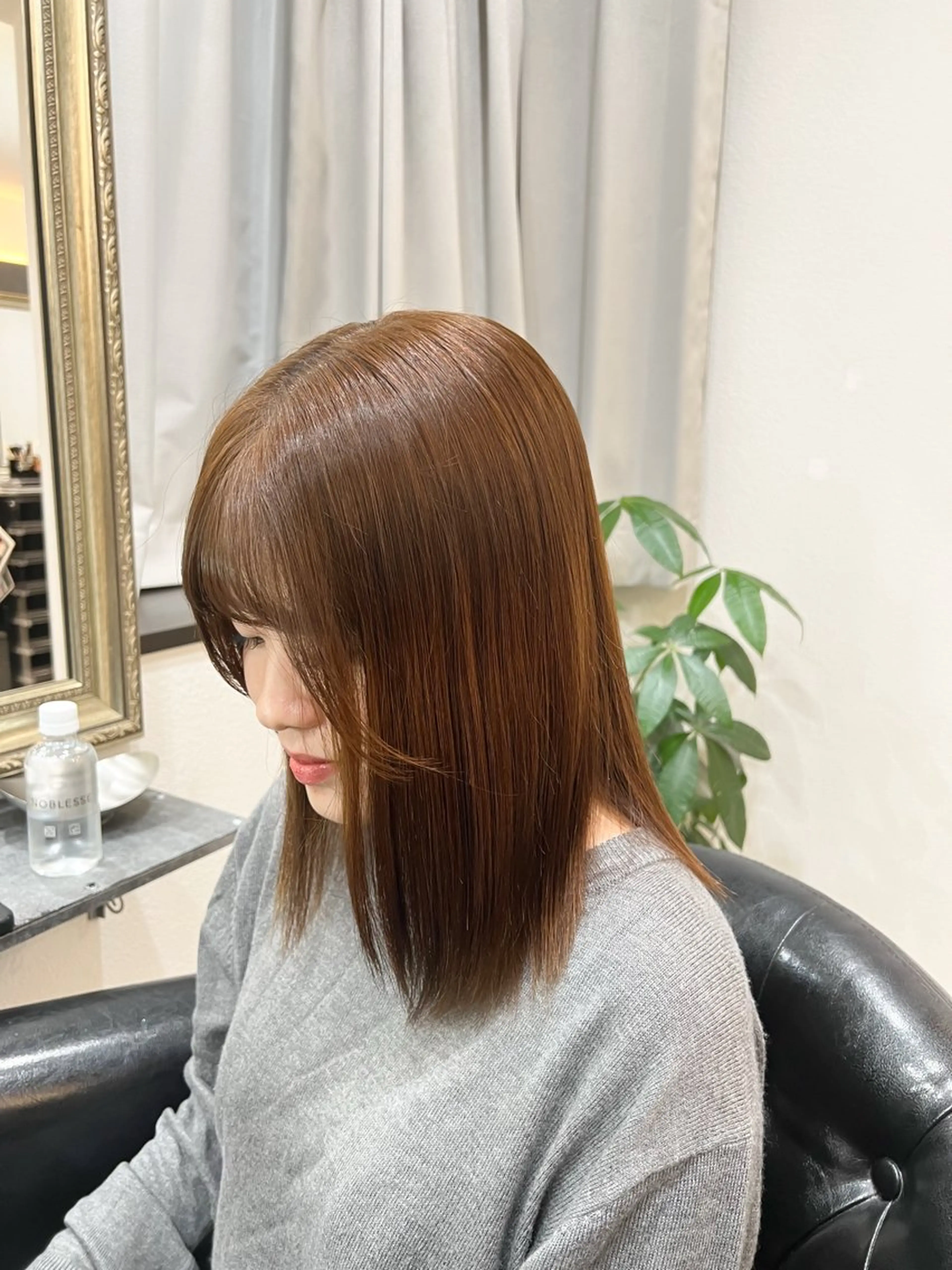 ミディアム カラー 和夢/メンズカット/ パーマ/ハイトーンのヘアスタイル