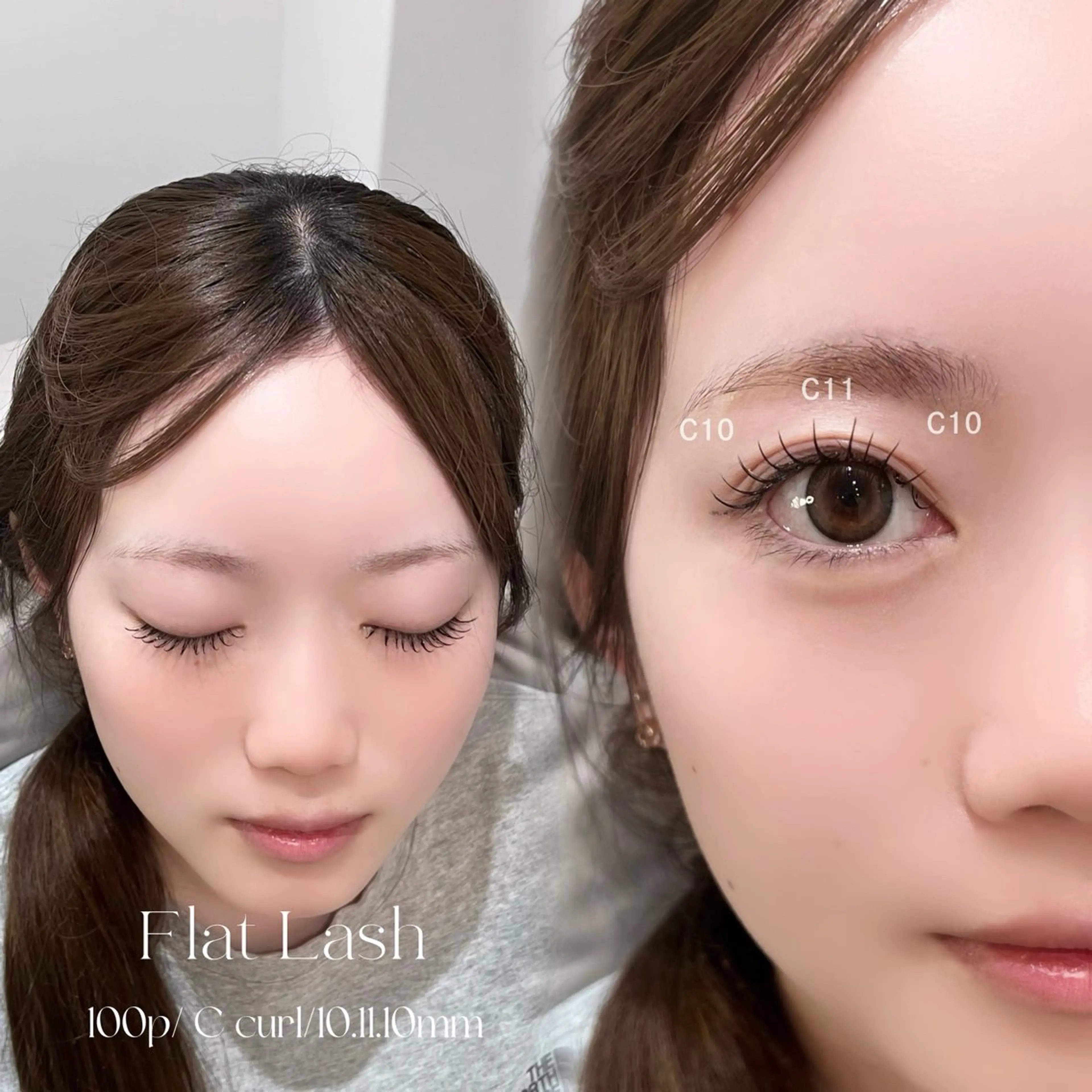 マツエク・マツパ ナチュラル suu⟡HINAKO |パリエク|マツエクのマツエク・マツパデザイン