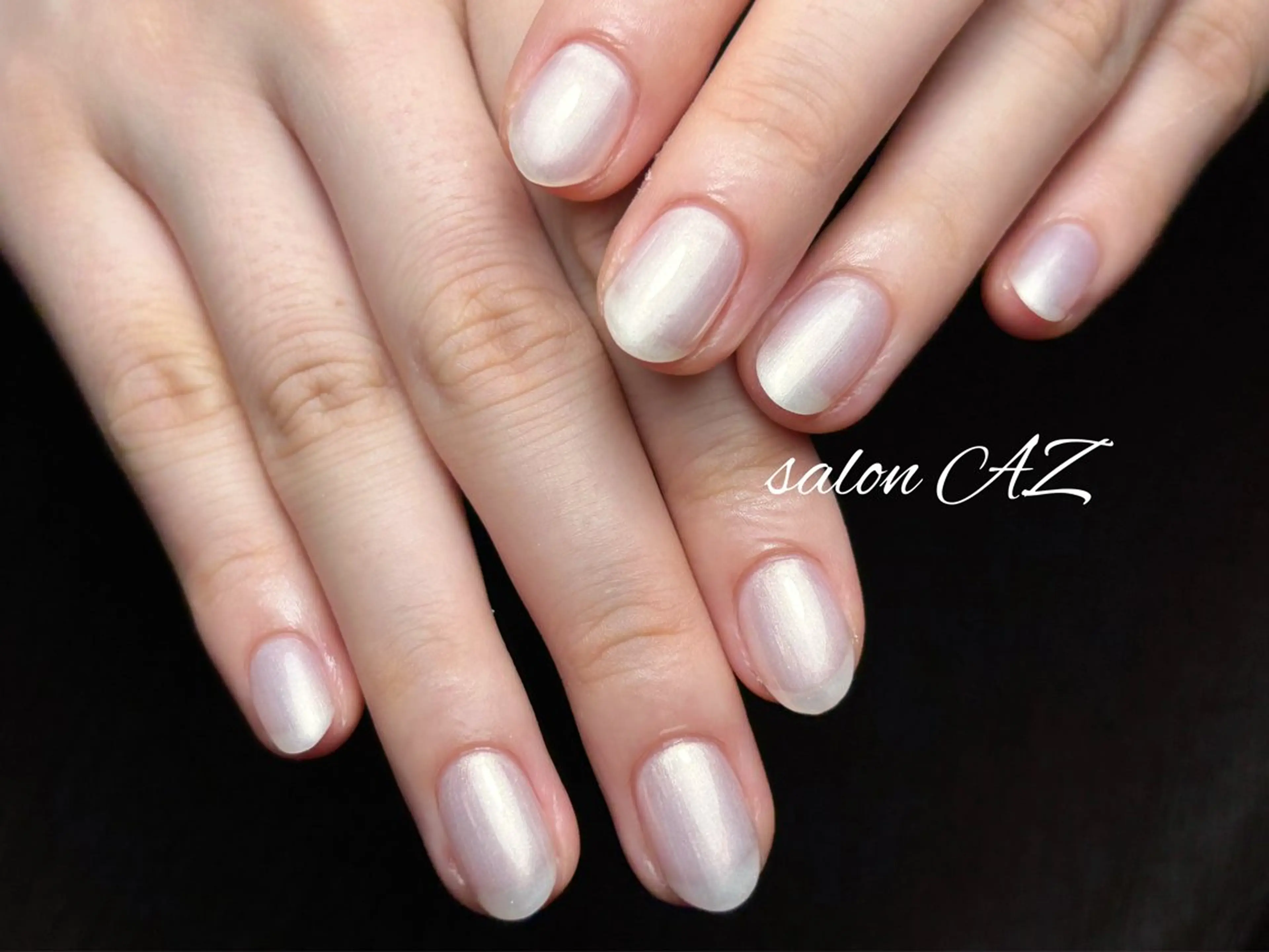 ネイル アートネイル 長さ出し フットネイル フレンチネイル ジェルネイル salon AZのネイルデザイン