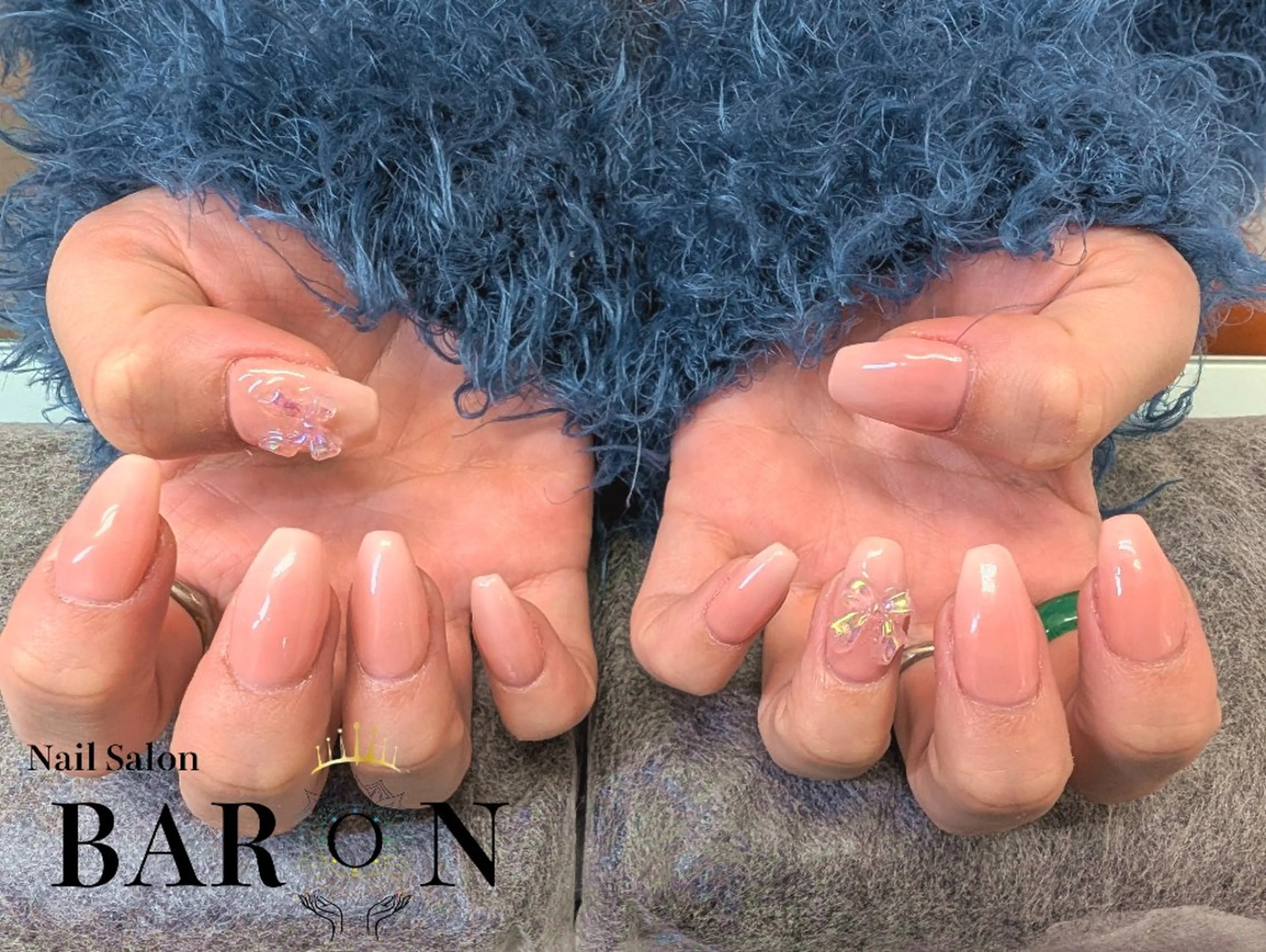 ネイル 春ネイル ♛︎BARON♛︎ SUMIREのネイルデザイン