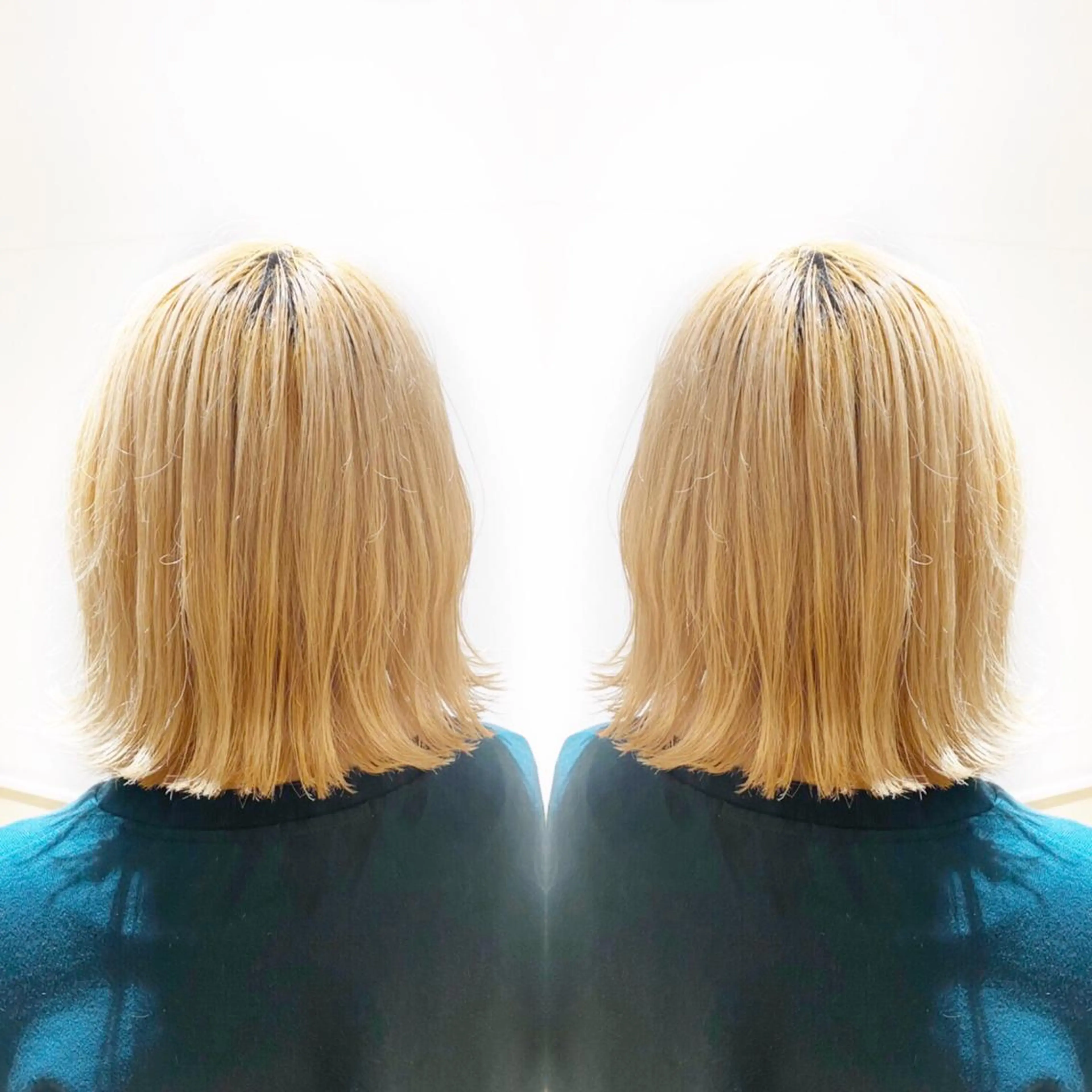 ミディアム 切りっぱなしボブ ボブ ご予約 宜しくお願いします！のヘアスタイル