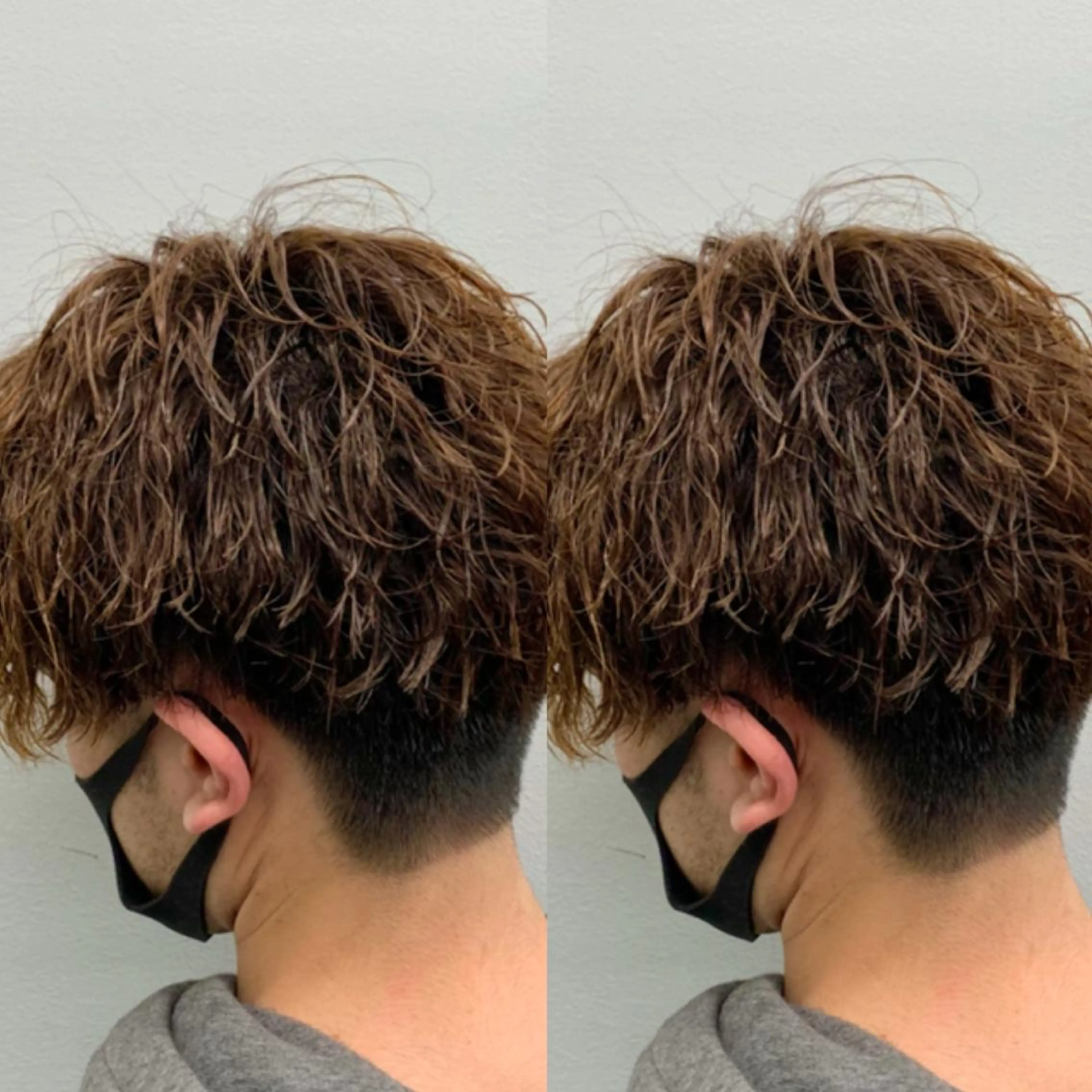 メンズ マッシュウルフ マッシュ メンズパーマ メンズツイストパーマ メンズウルフカット hair&make NOISM -eha-所属・メンズ特化美容師/ 新井 洸太のヘアスタイル