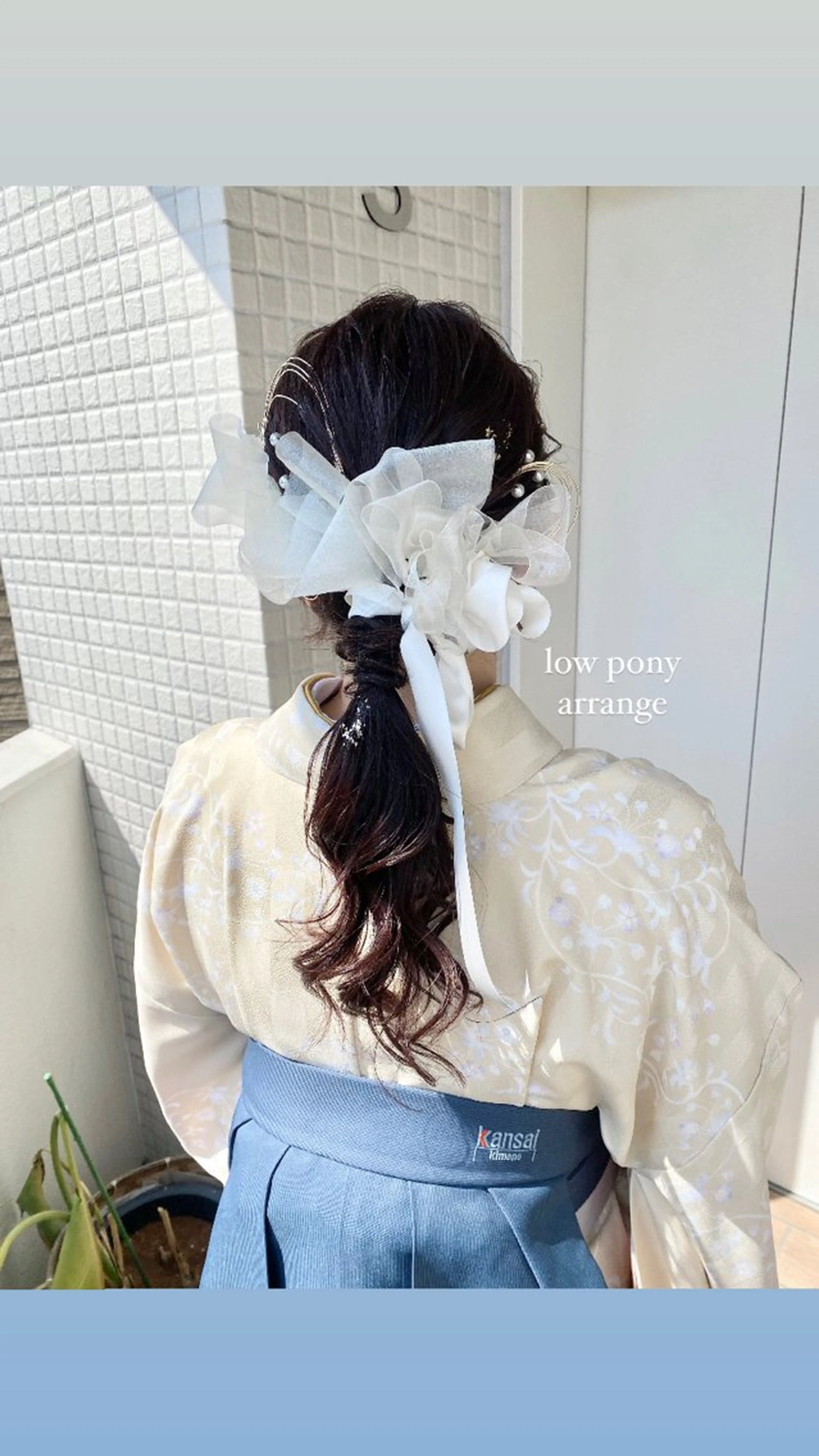 ヘアアレンジ 透けるベージュ/ 艶カラー♡のヘアスタイル