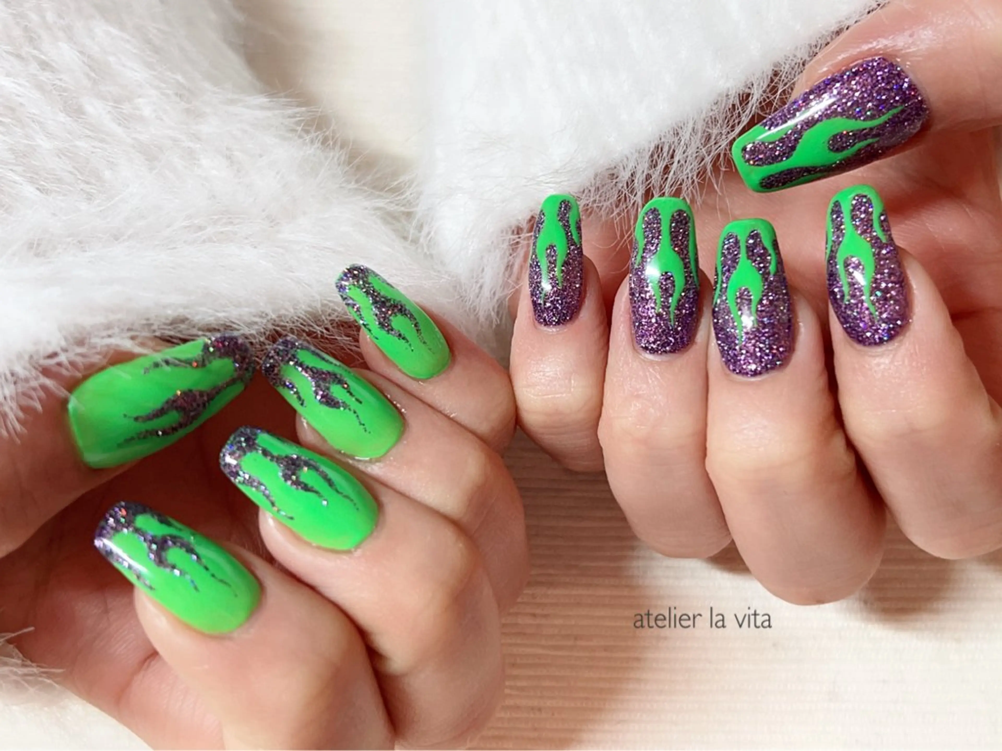 ネイル アートネイル スカルプネイル ハンドネイル atelier la vita所属・lavita. mimuraのネイルデザイン