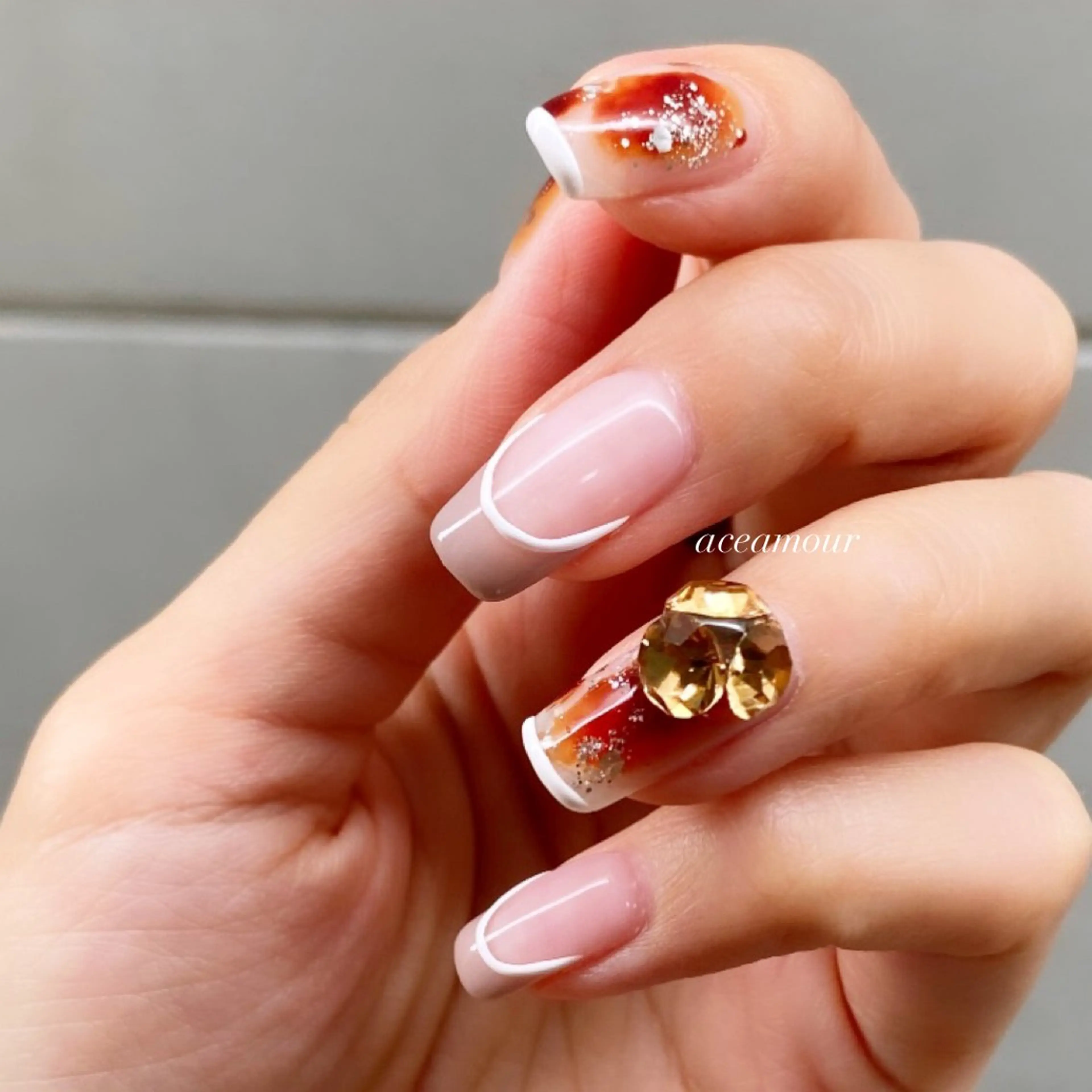 ネイル ネイル/耳つぼ /新ホワイトニングのネイルデザイン