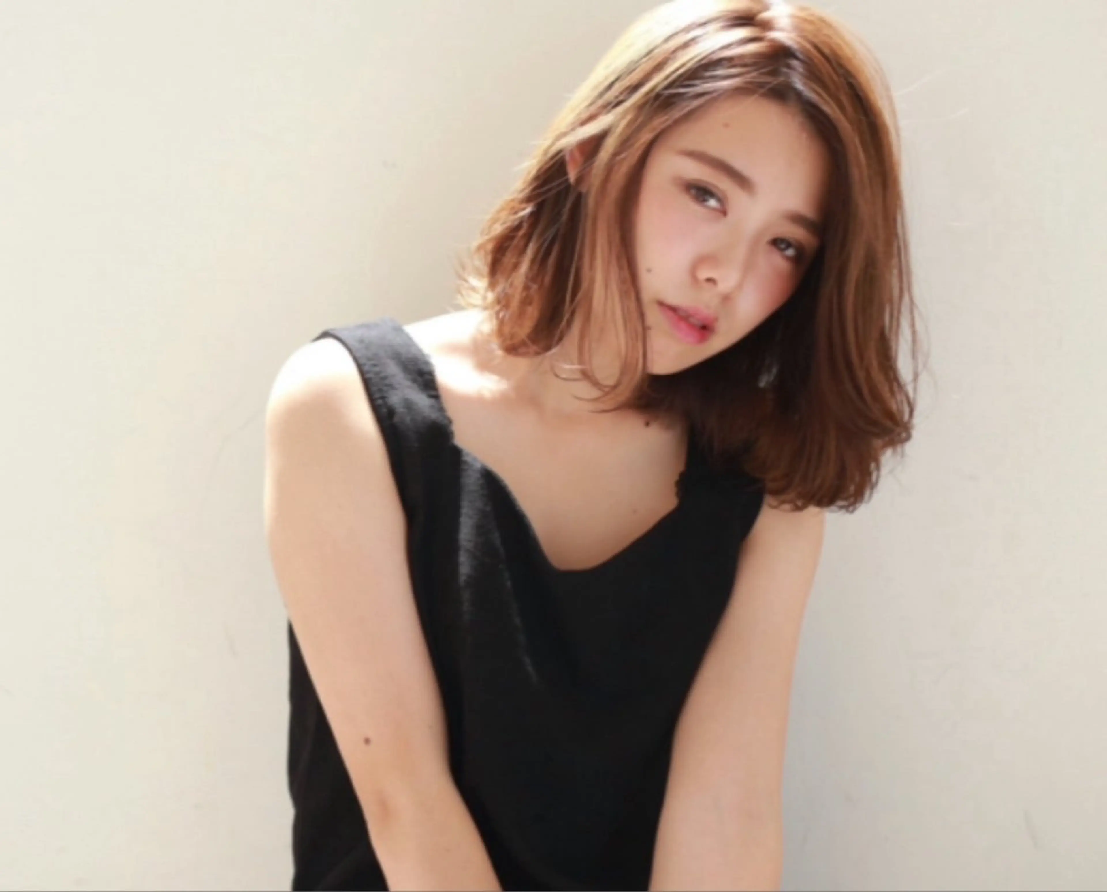 ミディアム ボブ 診断/伏見/伊藤 桃花のヘアスタイル