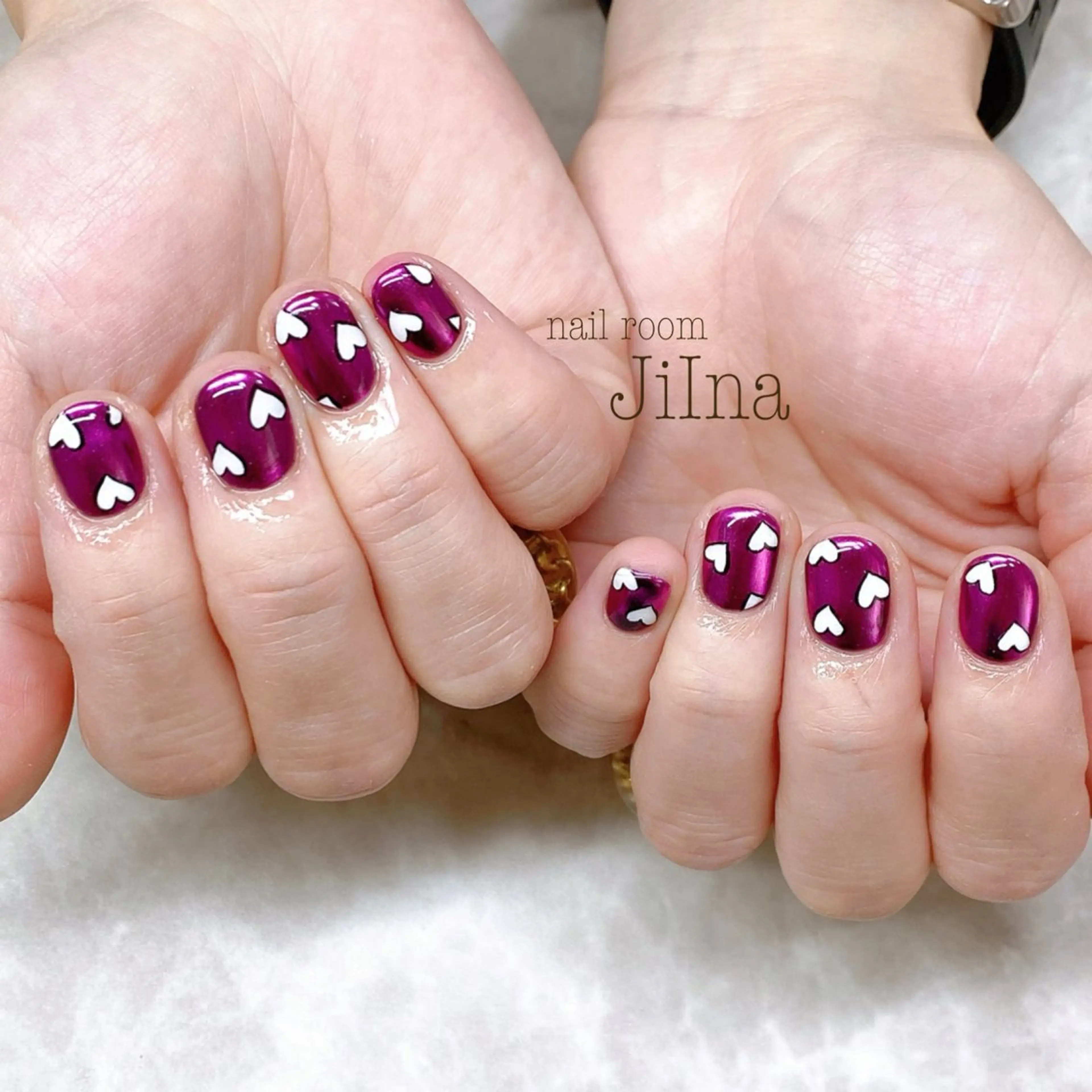 ネイル 持ち込み 春ネイル JiIna nailのネイルデザイン