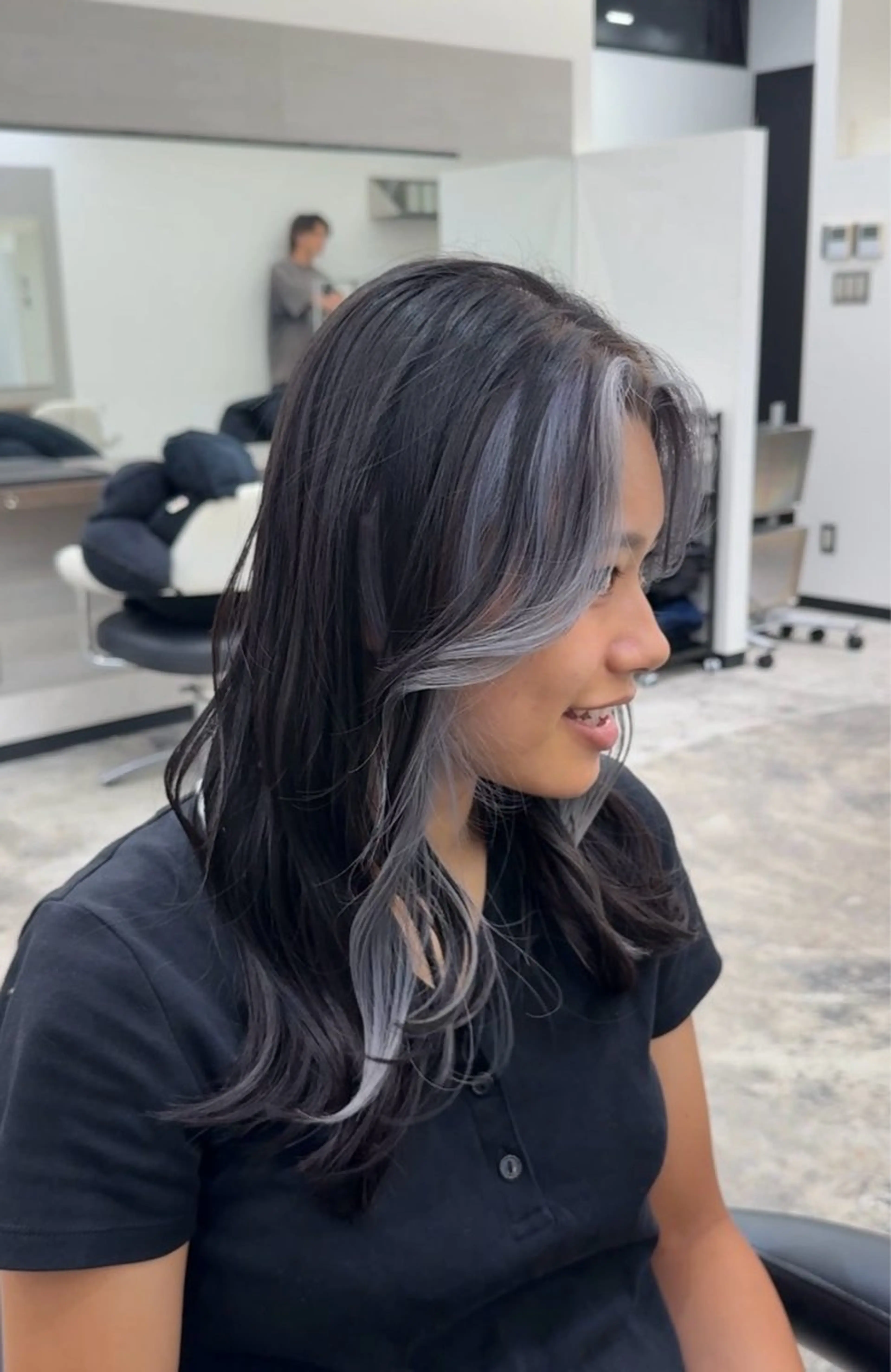 カラー ヘアカラー カット¥1100 / 𝙍𝙪𝙣𝙖⟡.のヘアスタイル