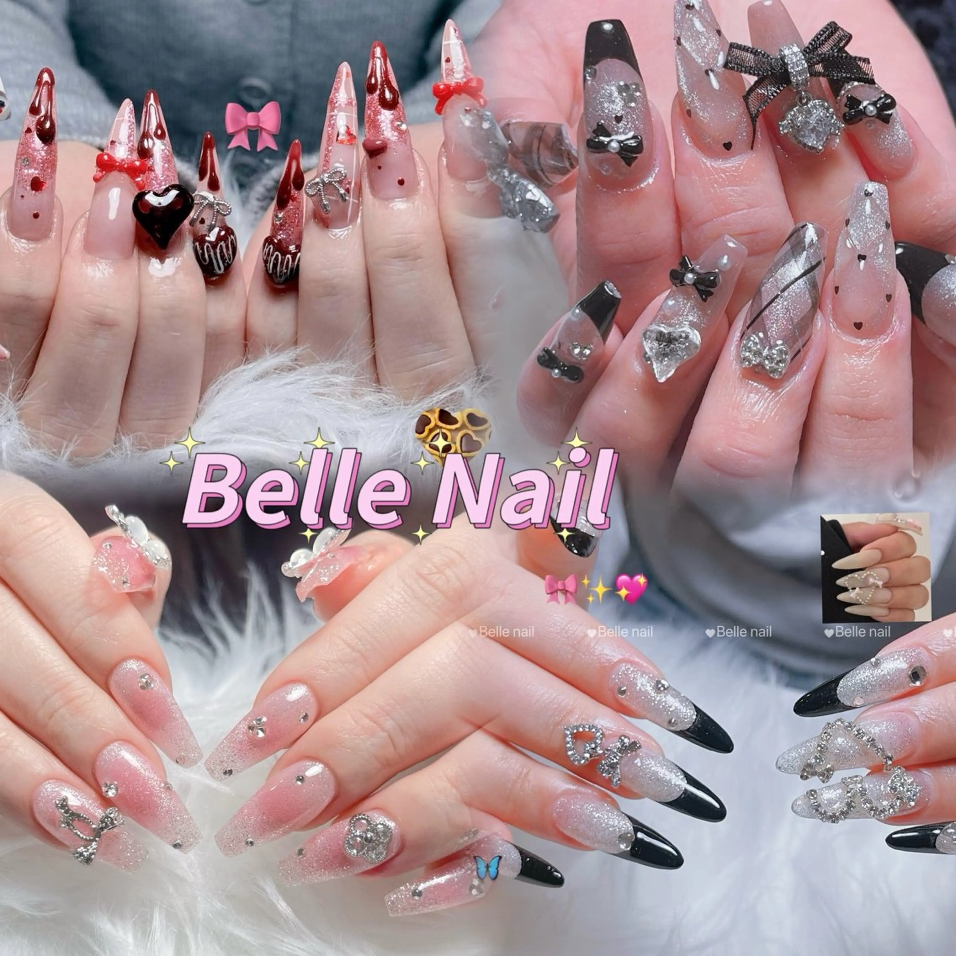 ネイル オーロラネイル 長さ出し フットネイル フレンチネイル ジェルネイル ハンドネイル Belle Nail Salonのネイルデザイン