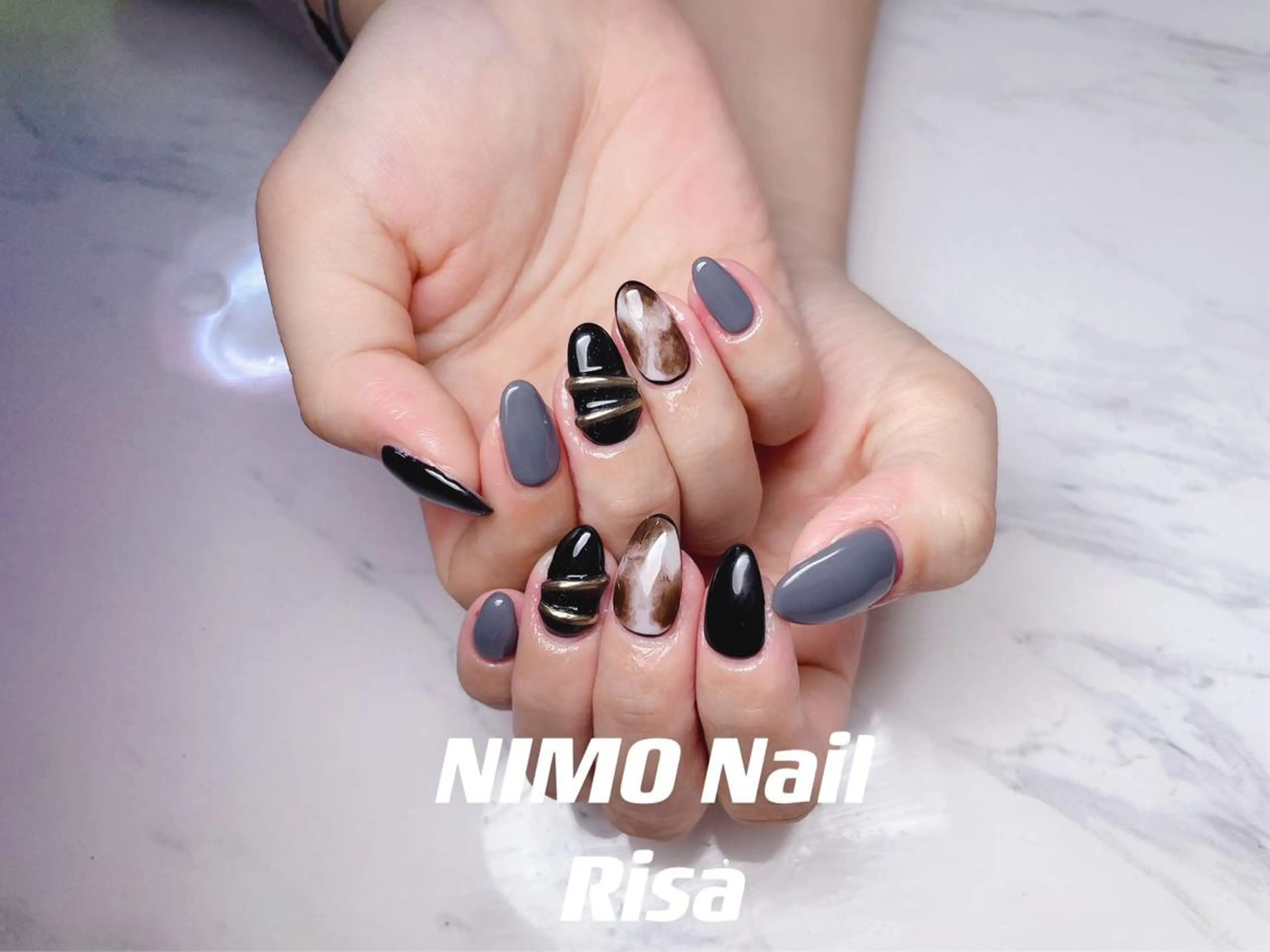 ネイル ハンドネイル RI SA☀️ リサのネイルデザイン