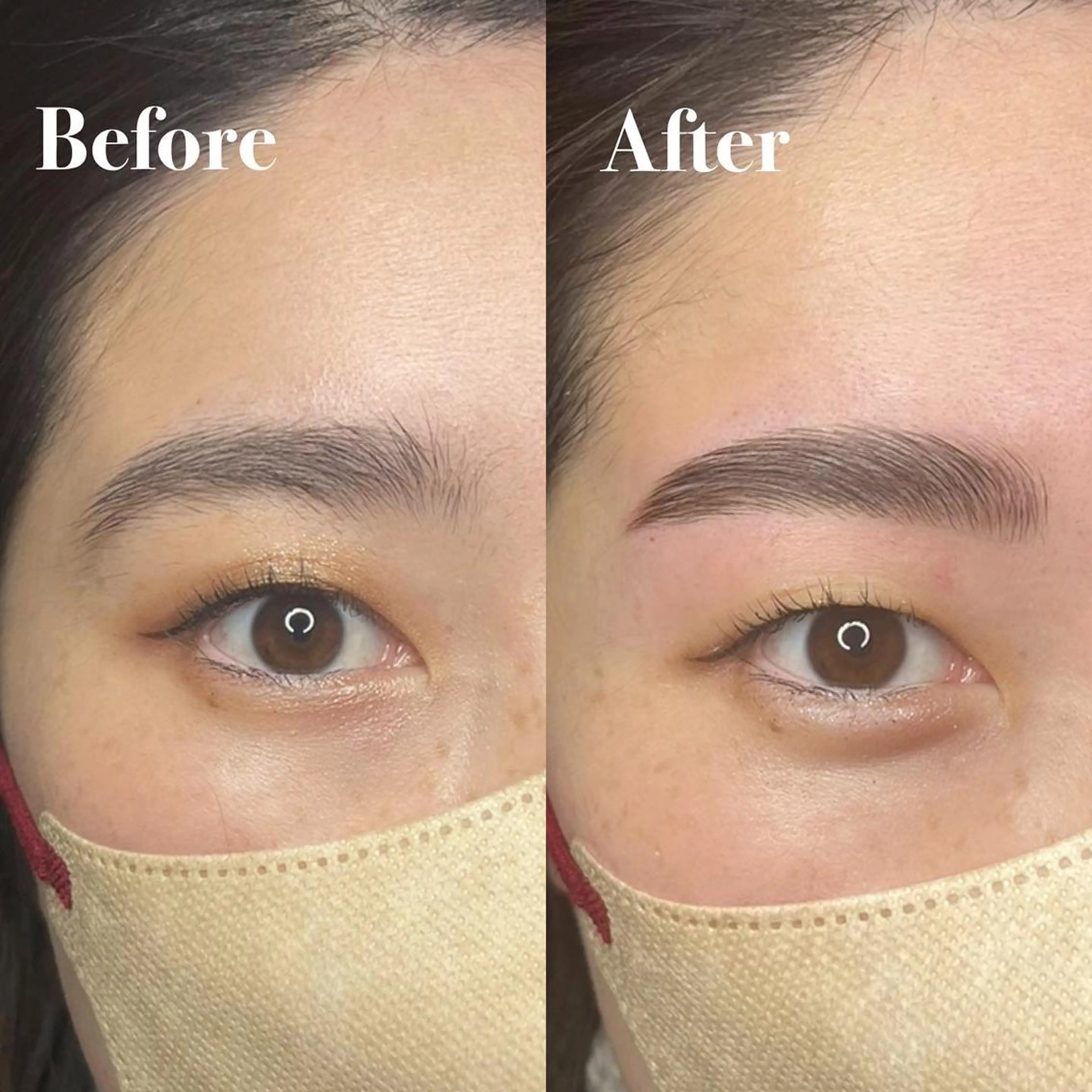 アイブロウ ハリウッドブロウリフト 眉毛と韓国肌質改善 サロン　和泉府中のエステ・リラクイメージ