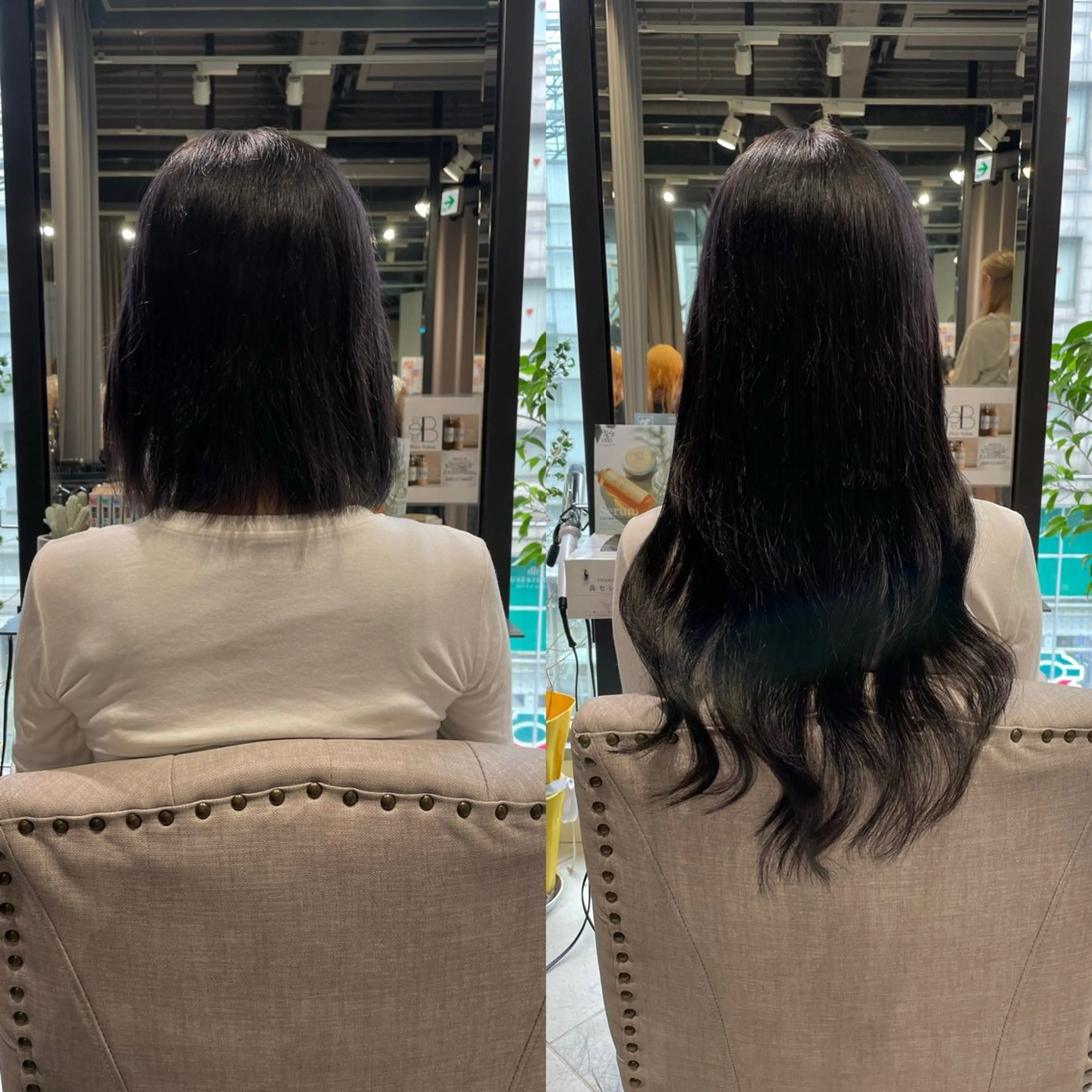 ロング カラー シールエクステ エクステ カット ヘアカラー エクステ 🦋美髪／エクステ 🦋アベイクミのヘアスタイル