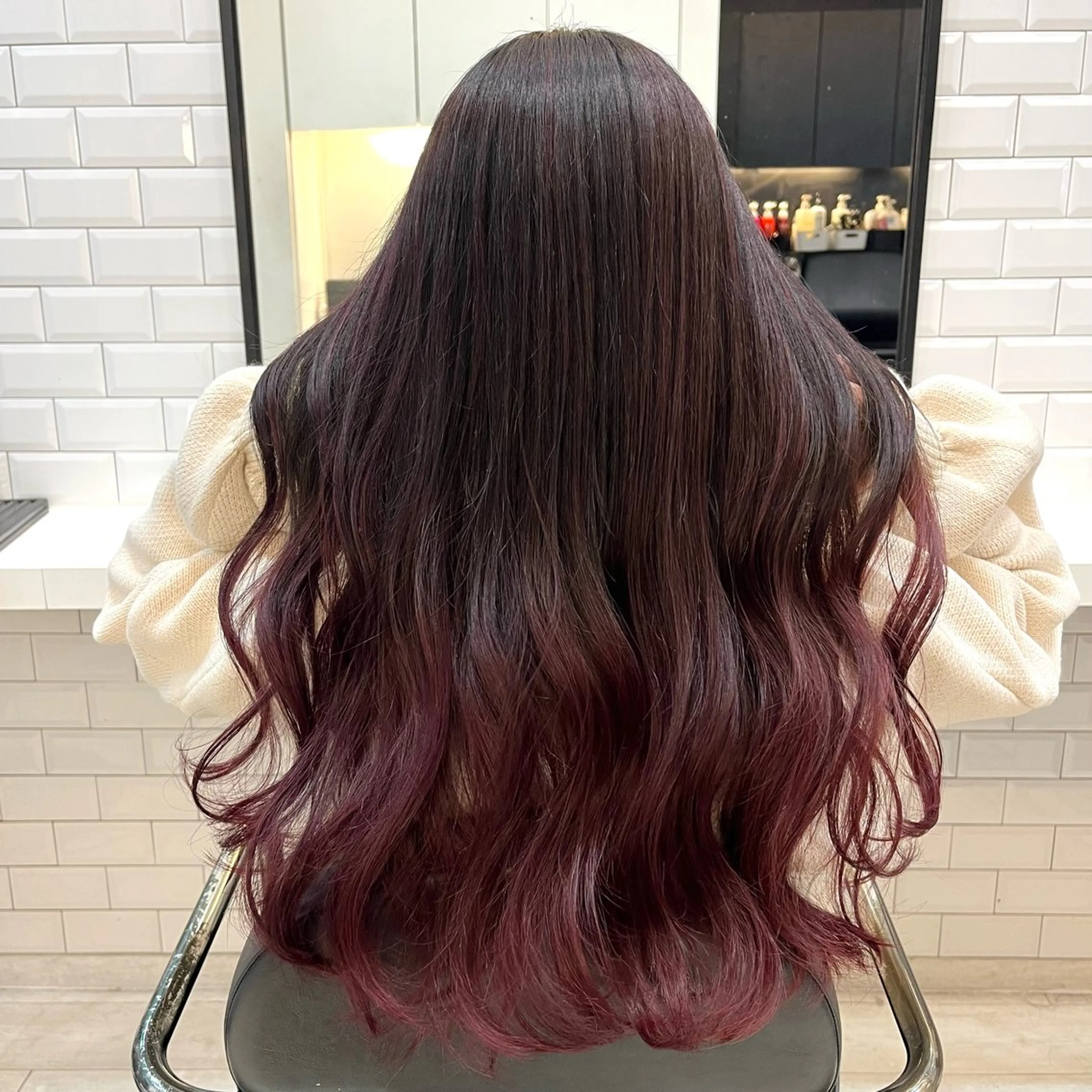 ロング カット ヘアカラー 縮毛矯正 トリートメント 韓国風/髪質改善/ Kiyoraのヘアスタイル