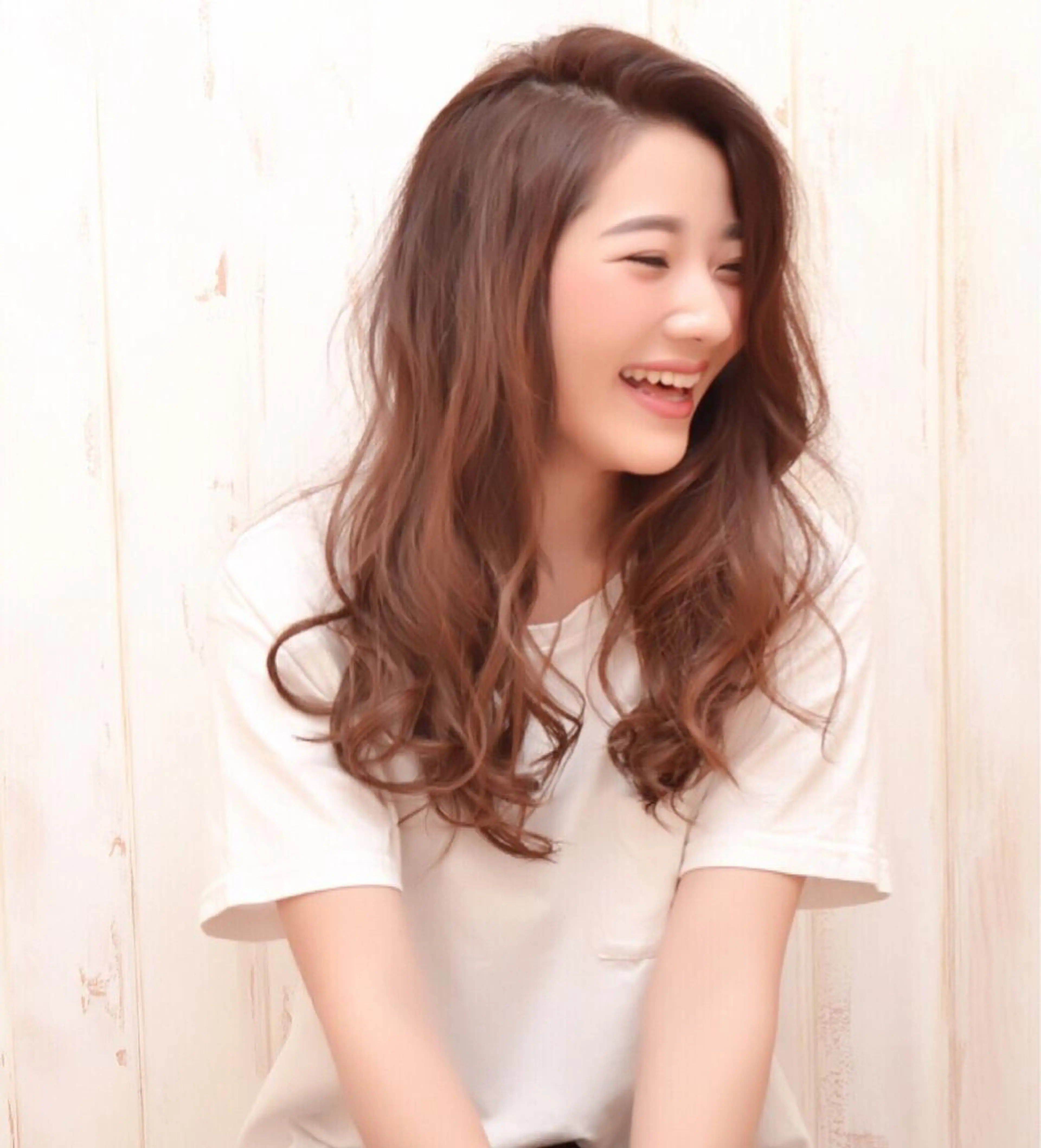 セミロング カラー 片桐 大介のヘアスタイル