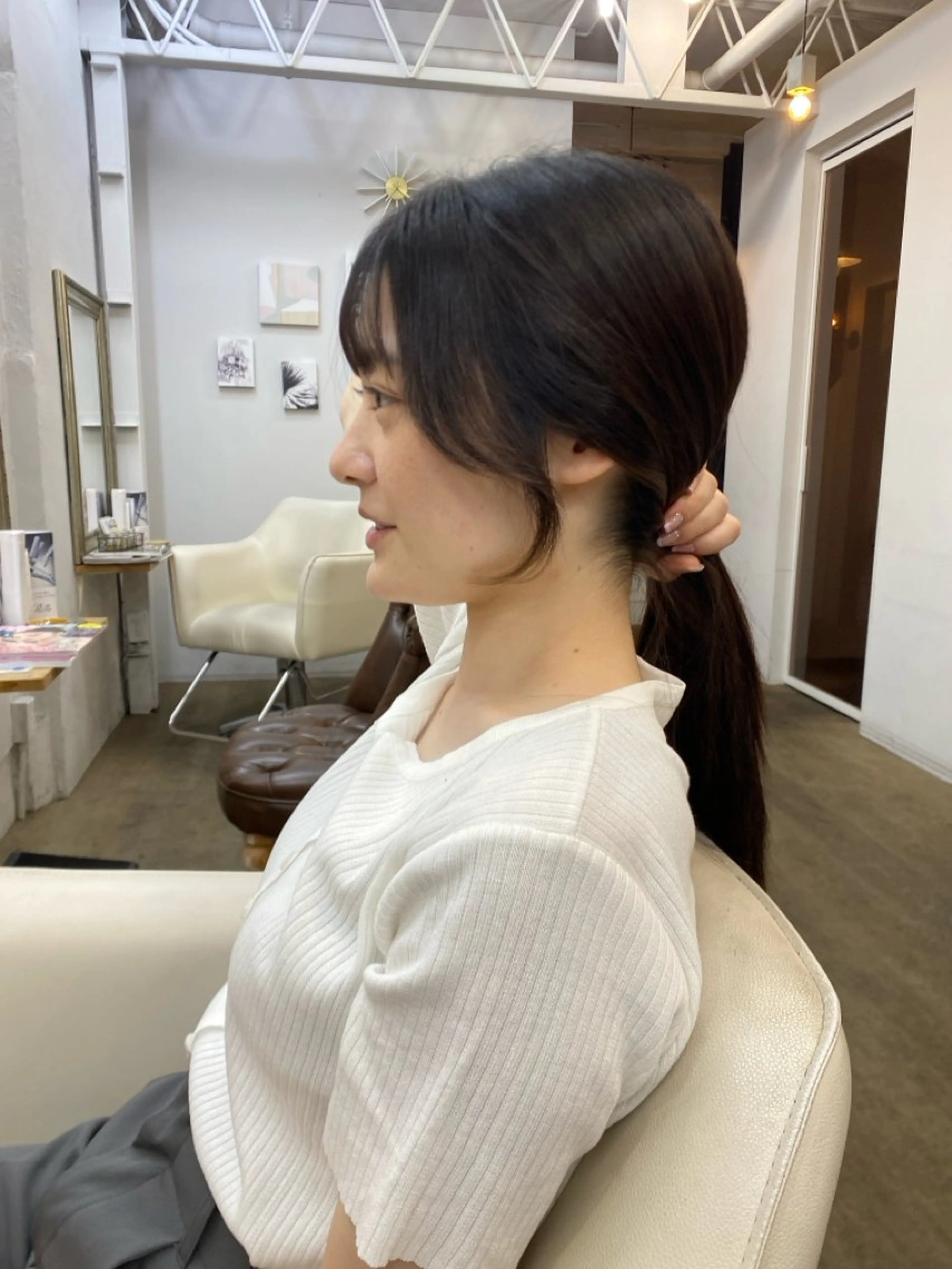 ロング カット AMELE所属・店長【似合わせヘア】 前杉健太のヘアスタイル