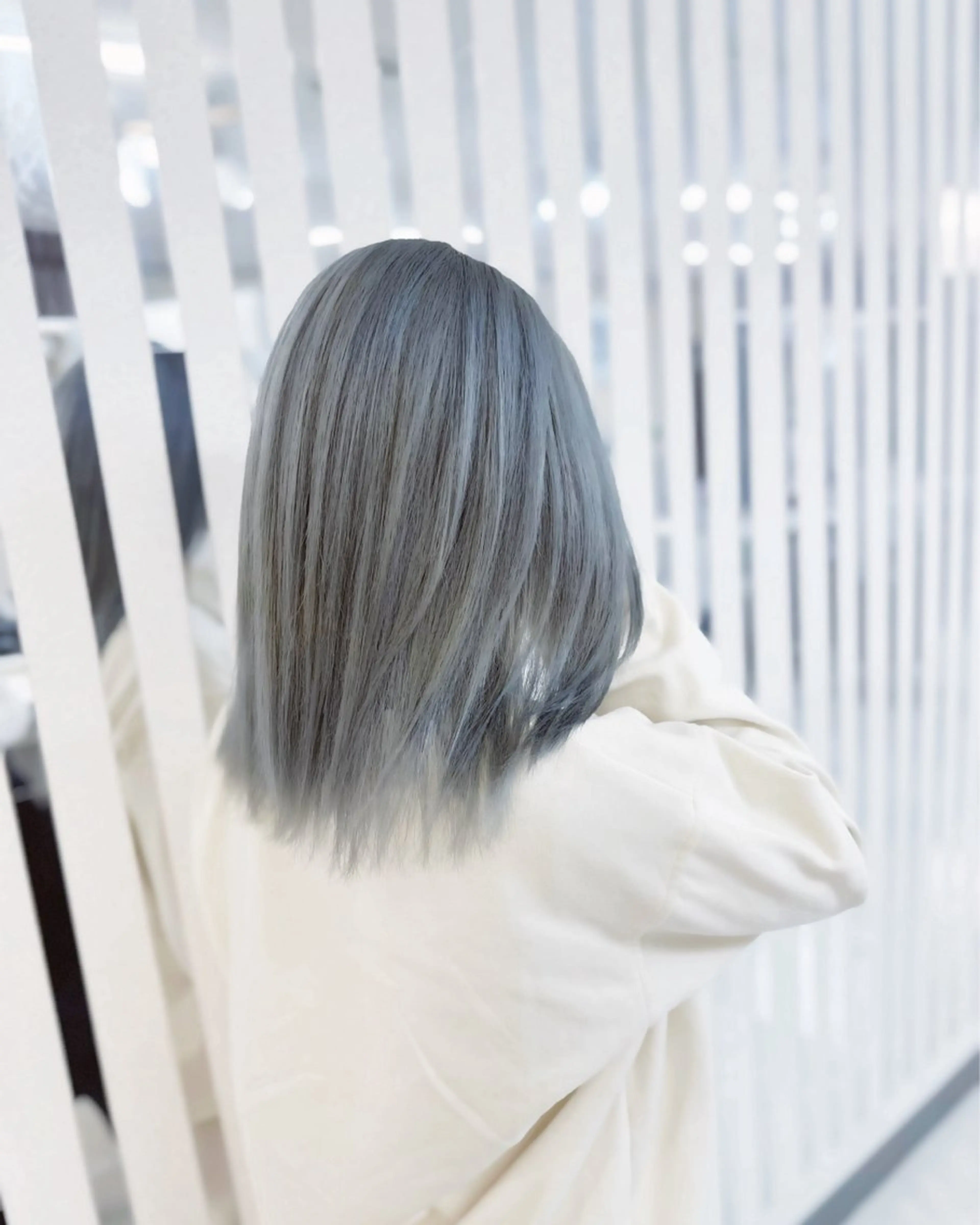 ミディアム カラー バレイヤージュ レイヤーカット YURI ✨のヘアスタイル