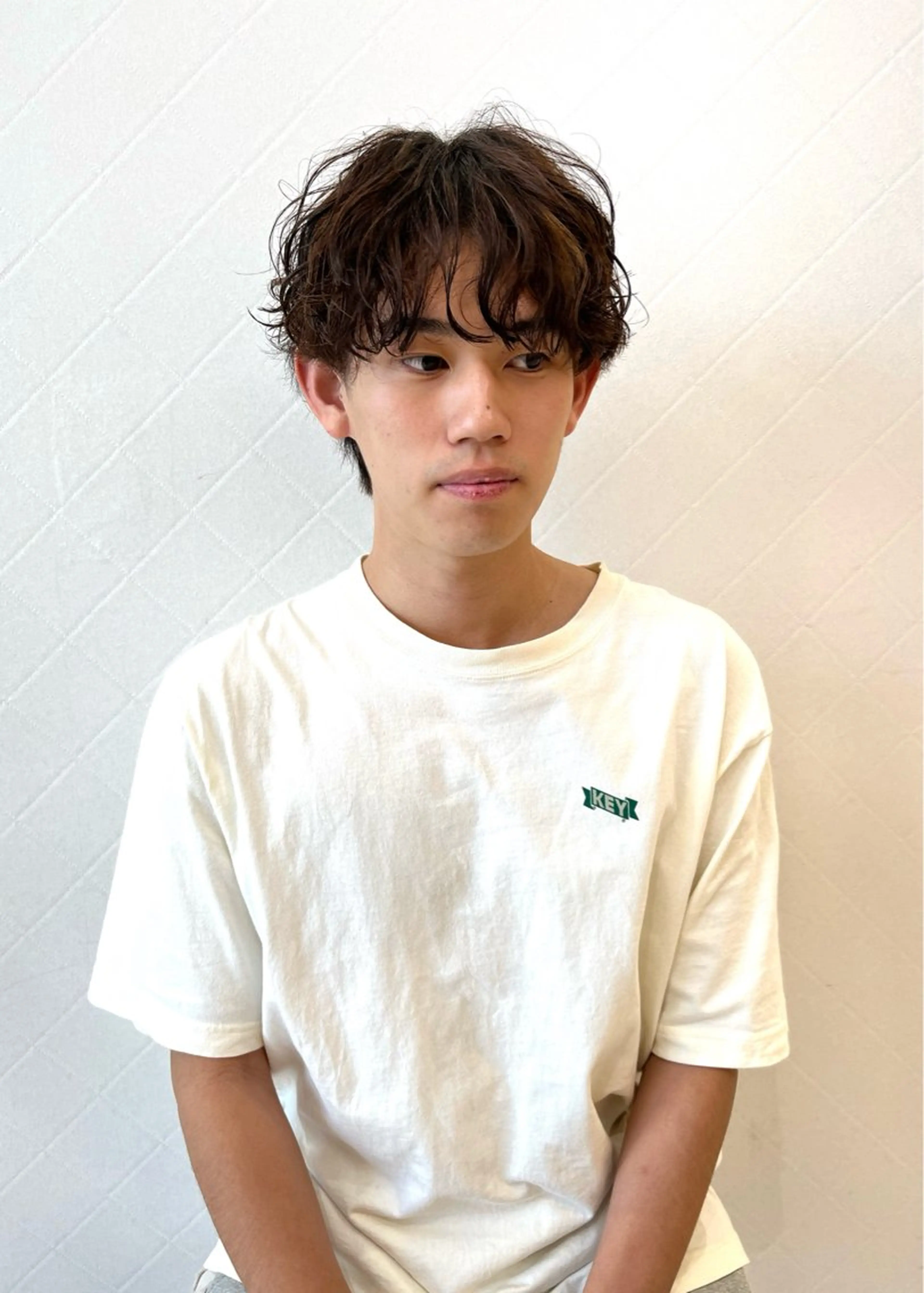 【新規メンズ限定クーポン】束感カット+パーマ※シャンプー別の写真