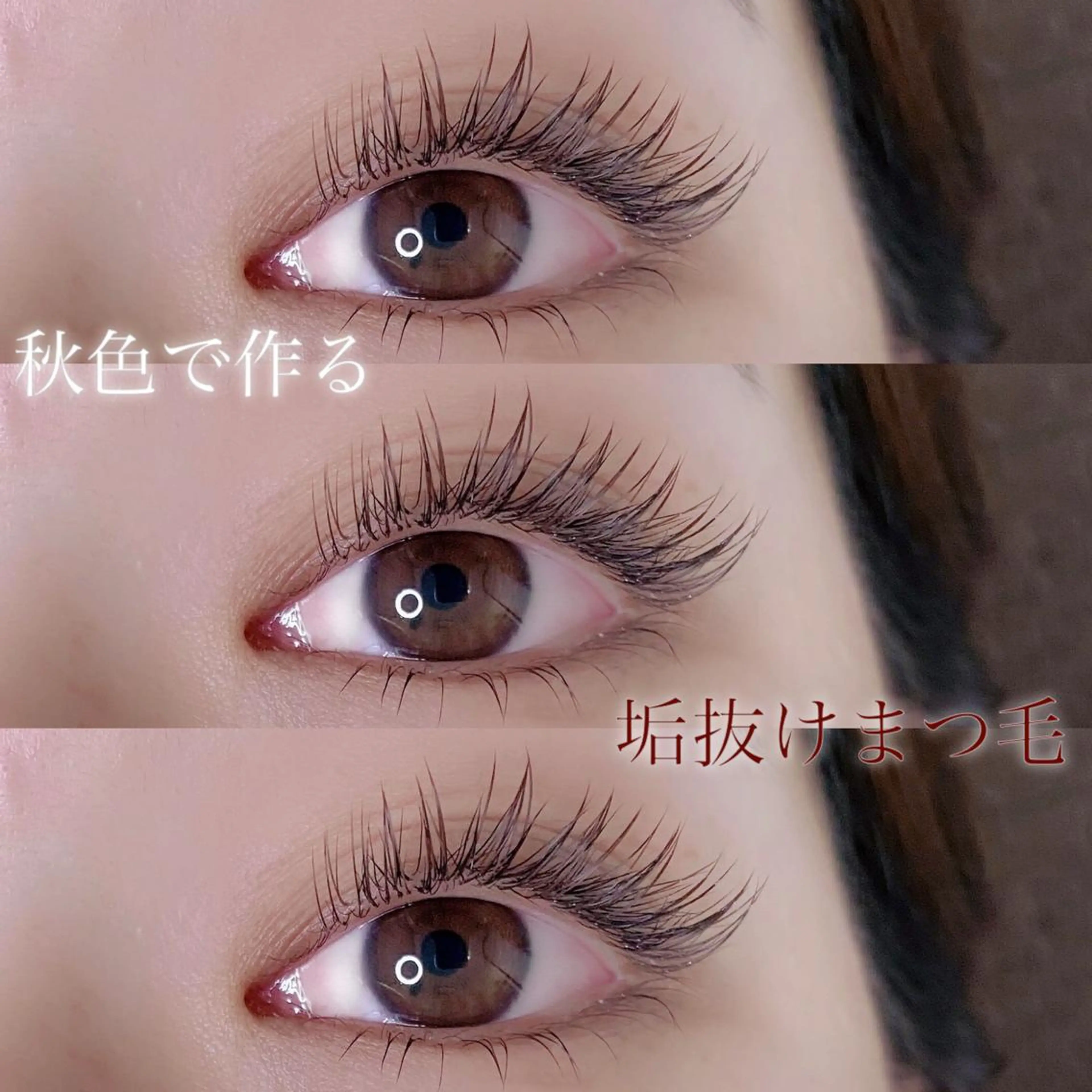 マツエク・マツパ and petite hanaのマツエク・マツパデザイン