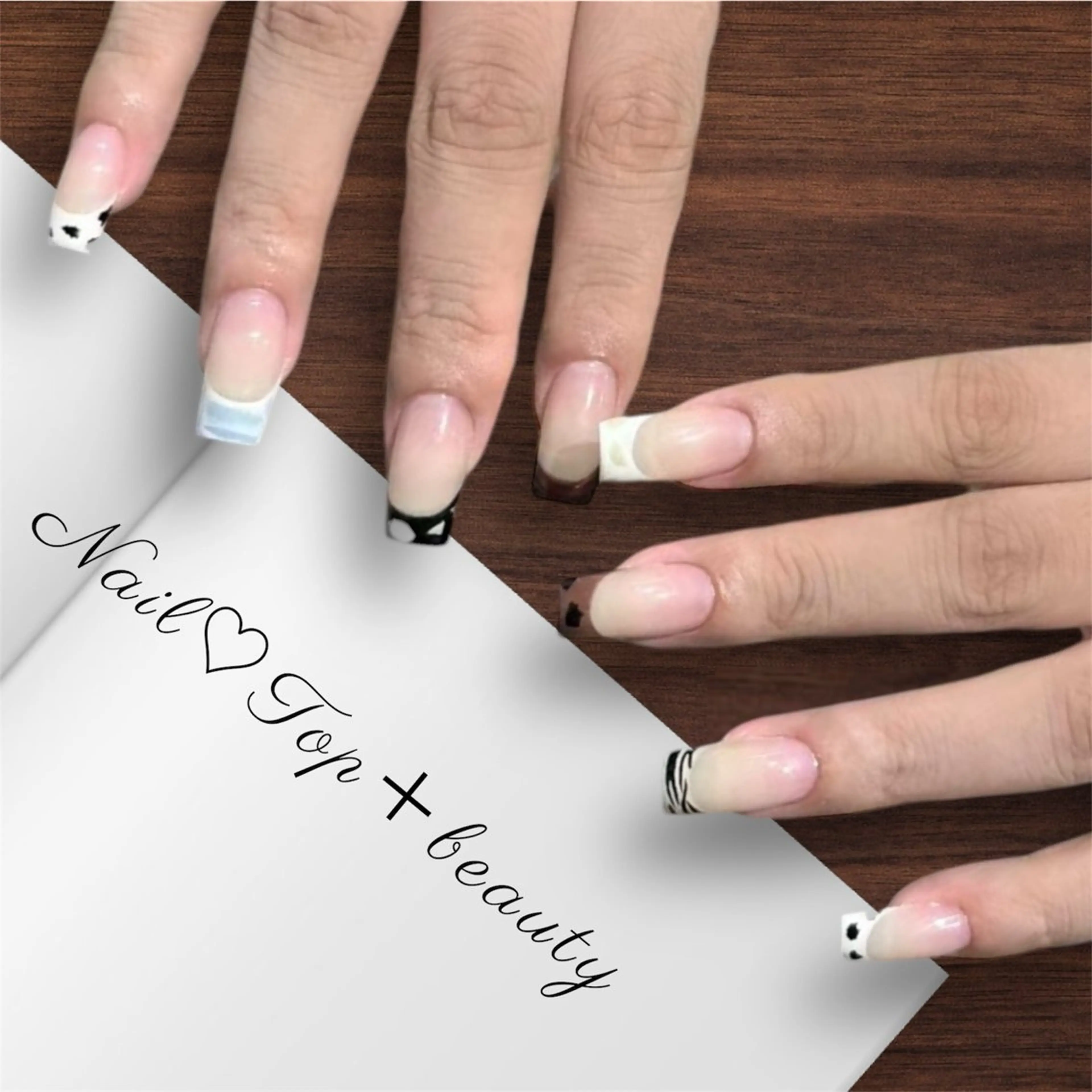 ネイル フレンチネイル シンプルネイル T + B ❇︎ ayuのネイルデザイン