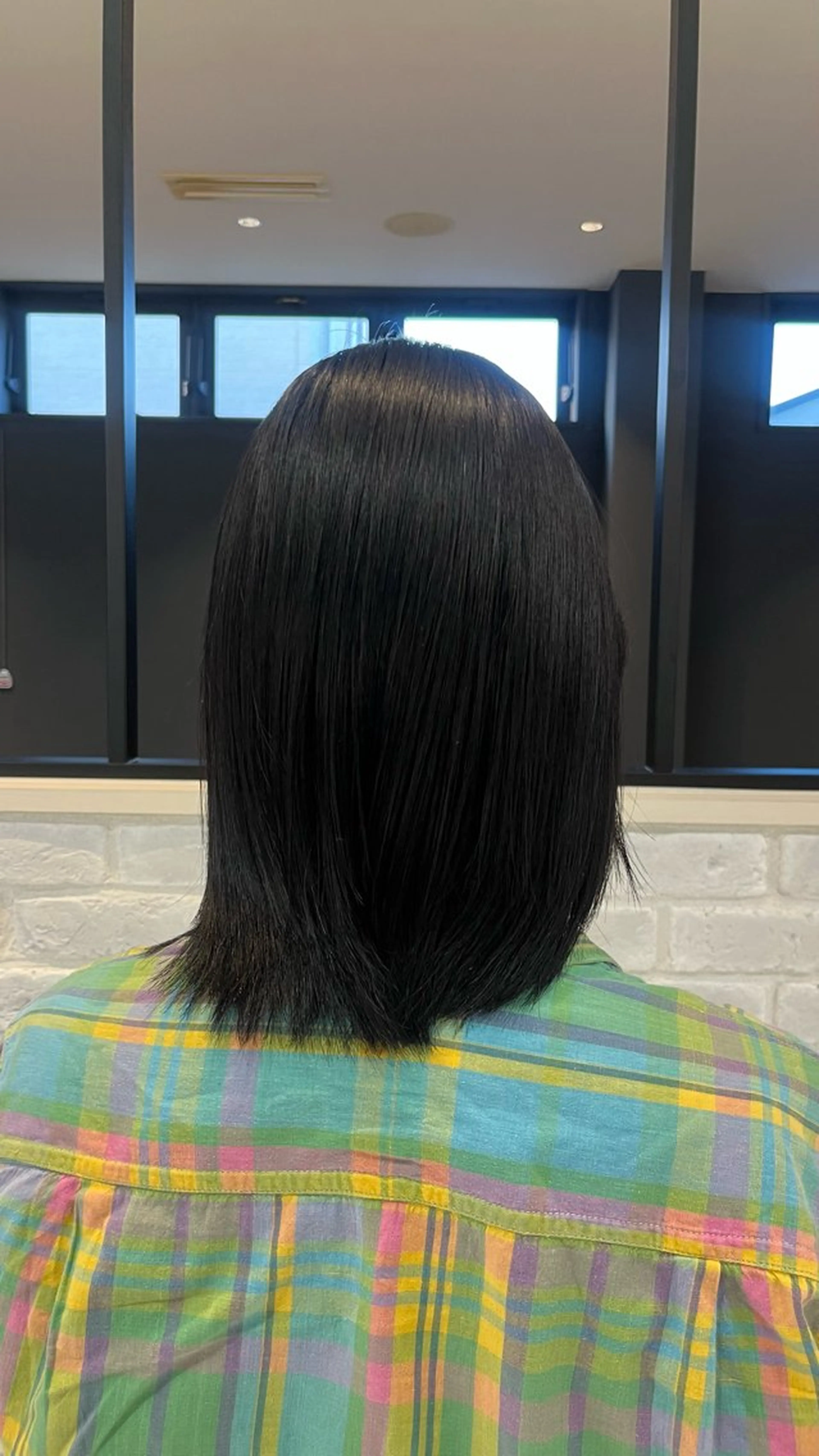 ミディアム カラー 黒髪 ヘアカラー パーマ/モデル募集 /フウカのヘアスタイル