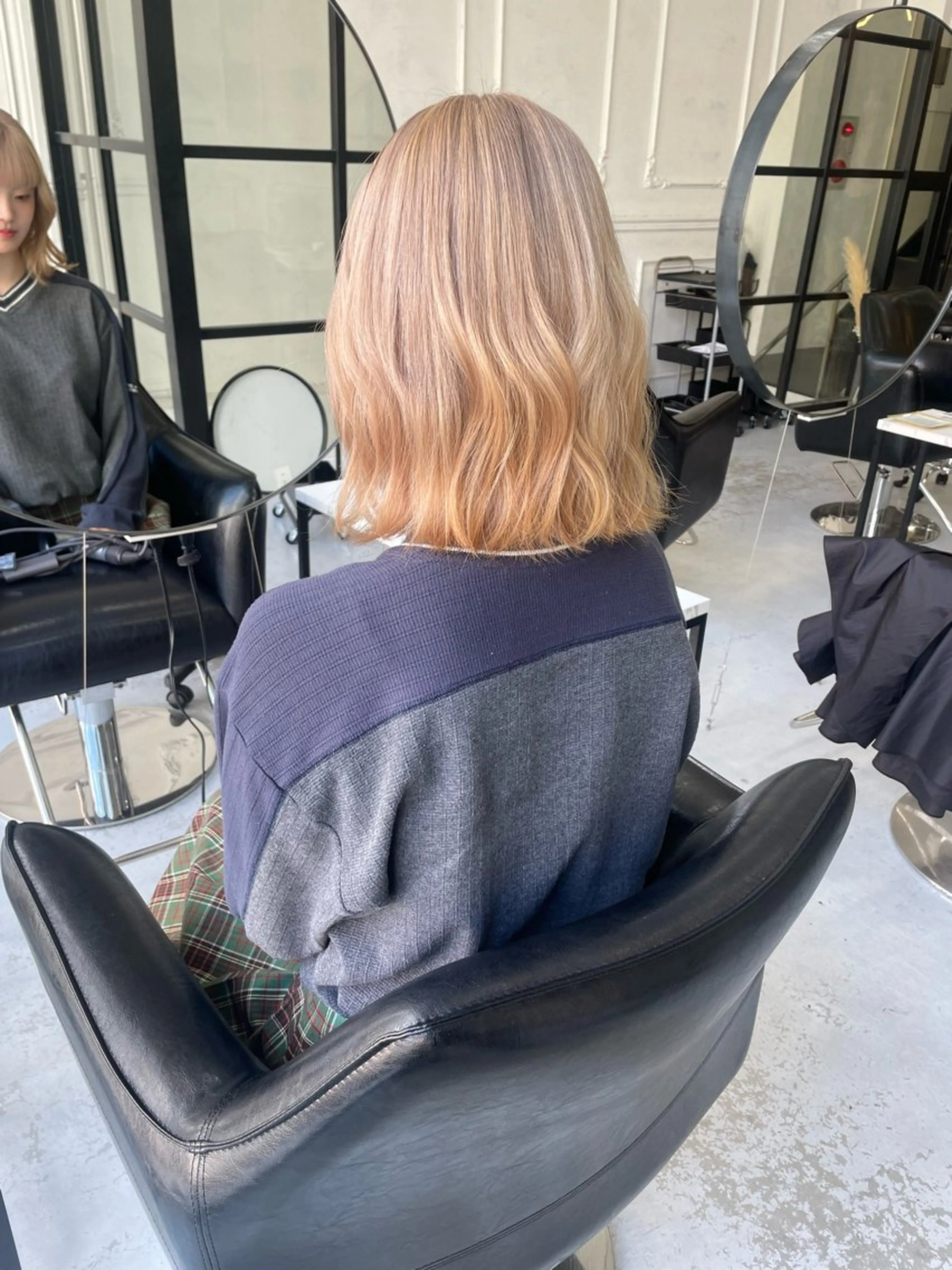 ミディアム ヘアカラー MaisonHALU さくらのヘアスタイル