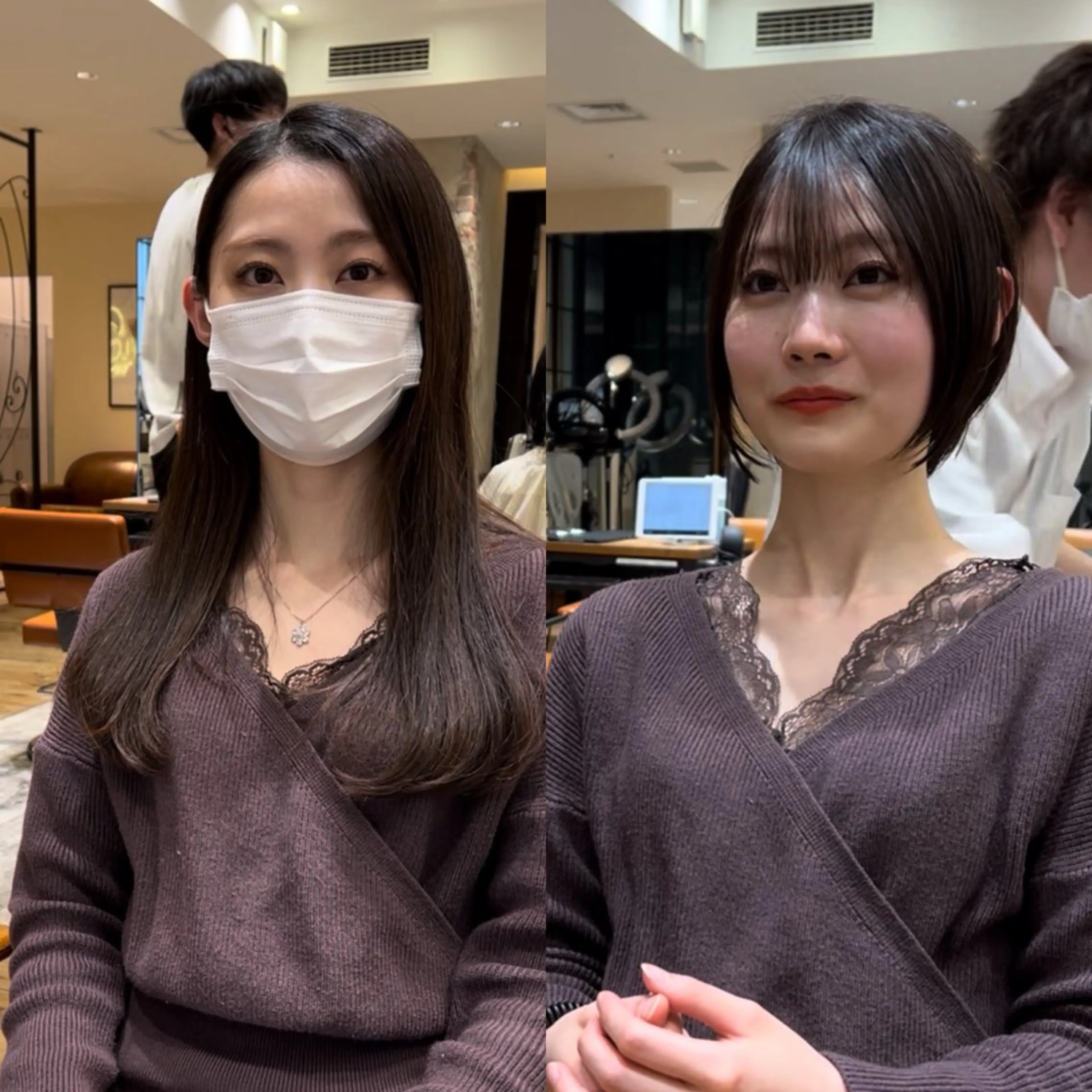 ‼️バッサリカット限定‼️SNS動画撮影モデル募集！カット⚠️ショート・ボブにしたい方の写真