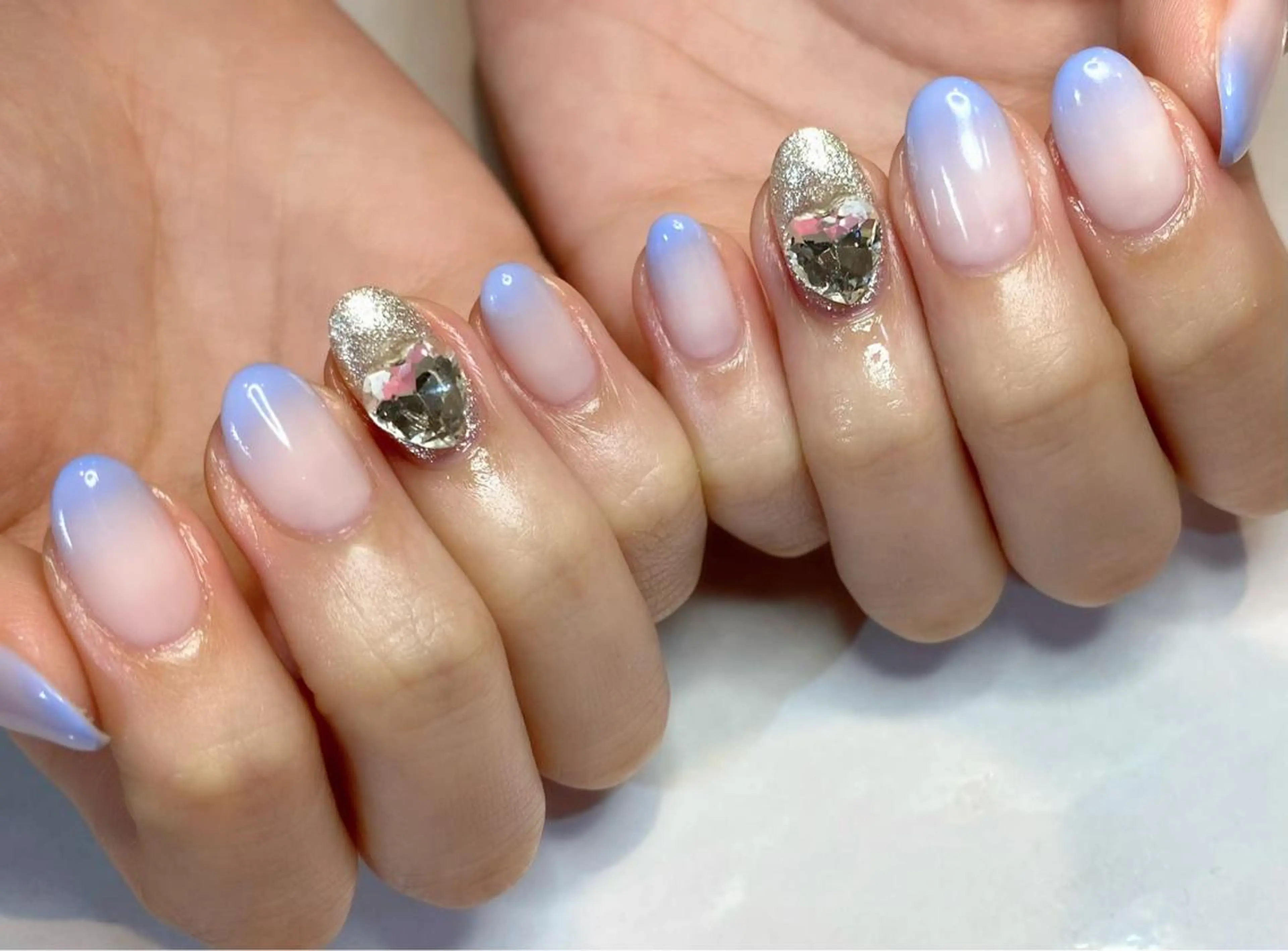 ネイル グラデーション Lino+ ネイル&よもぎ蒸しのネイルデザイン