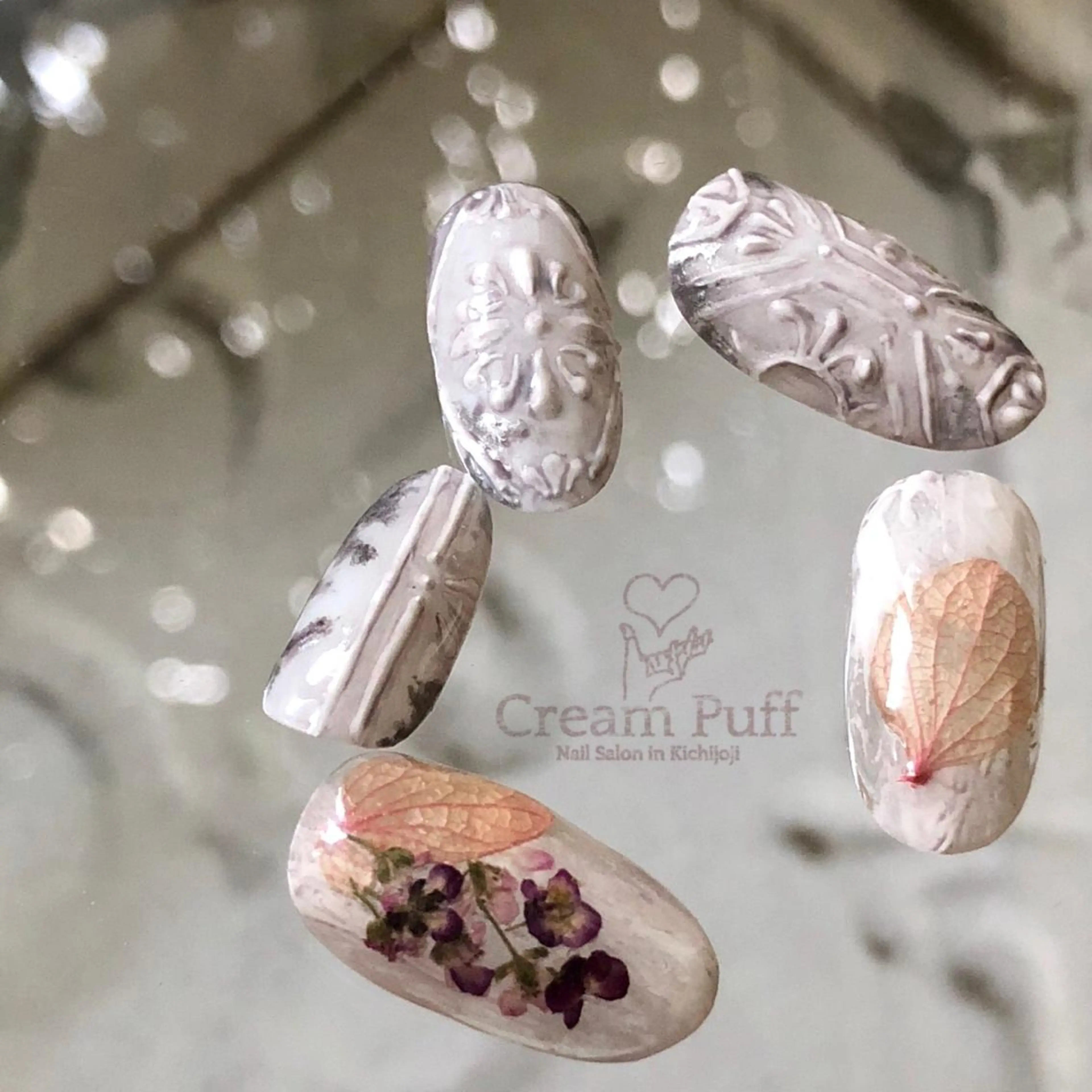 ネイル フラワーネイル HAMANO MIKAのネイルデザイン