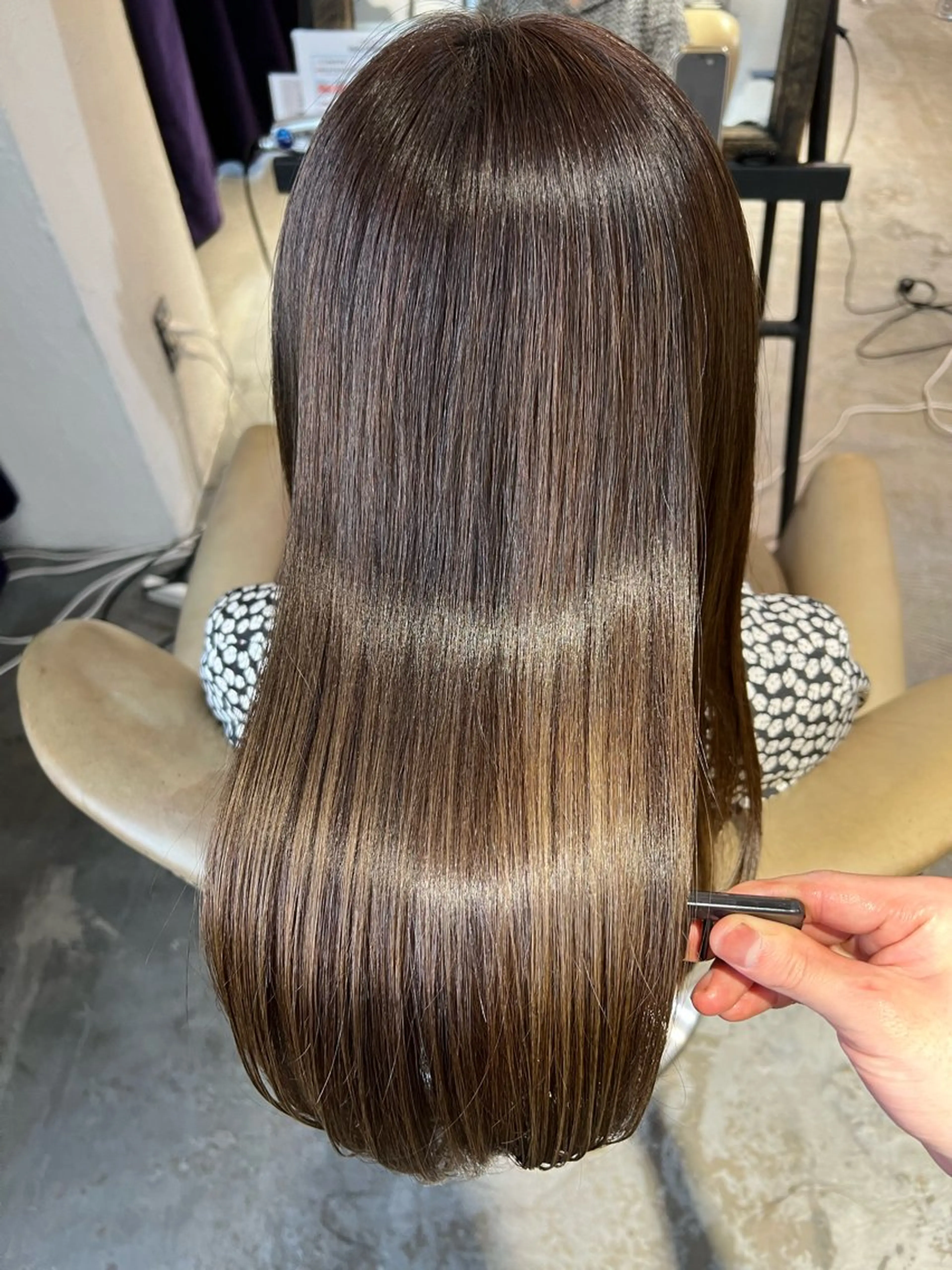 ロング 紙屋町ショート /ボブ　パーマ河内蓮のヘアスタイル