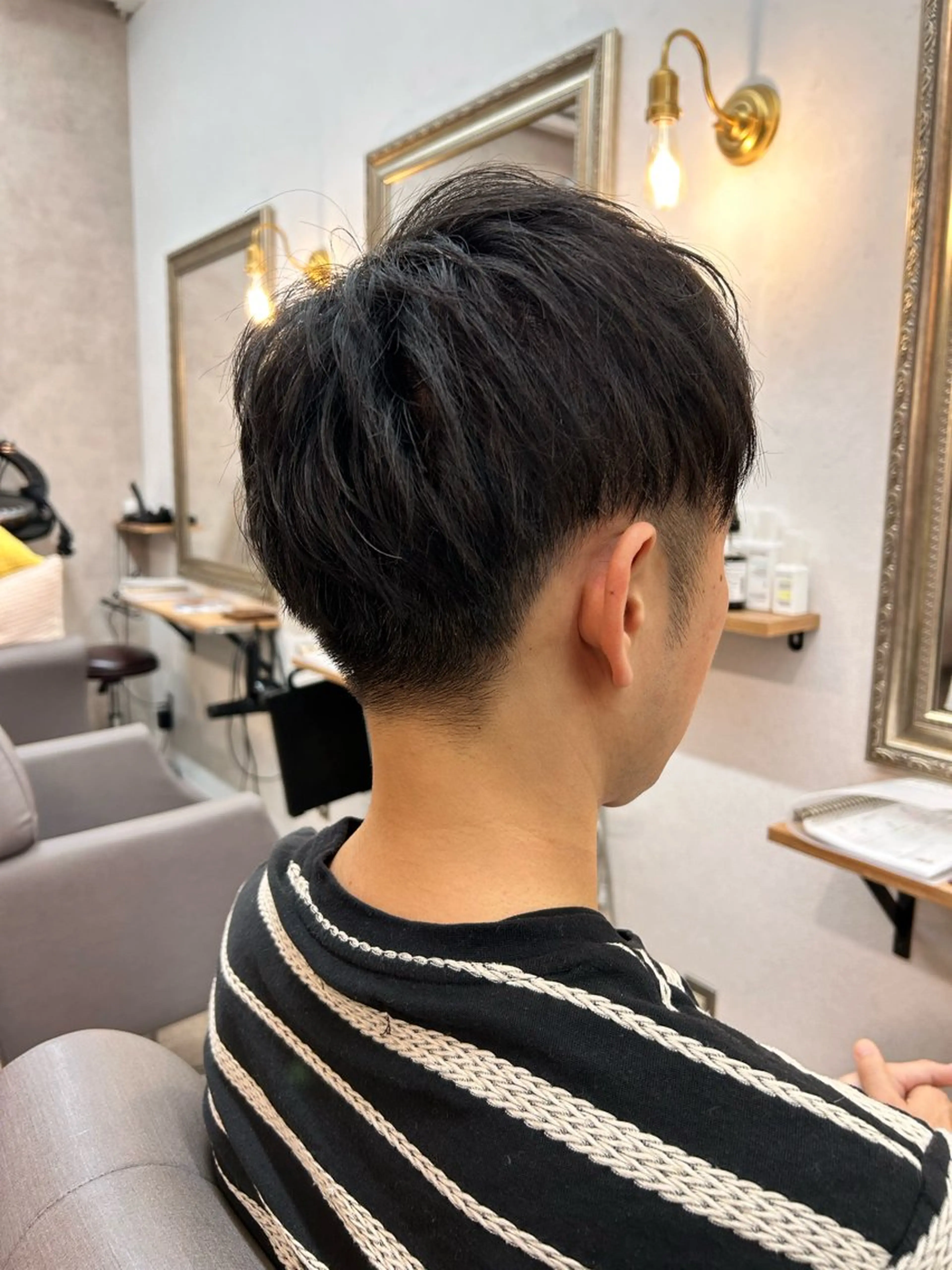 メンズ yuu 練習モデル募集のヘアスタイル