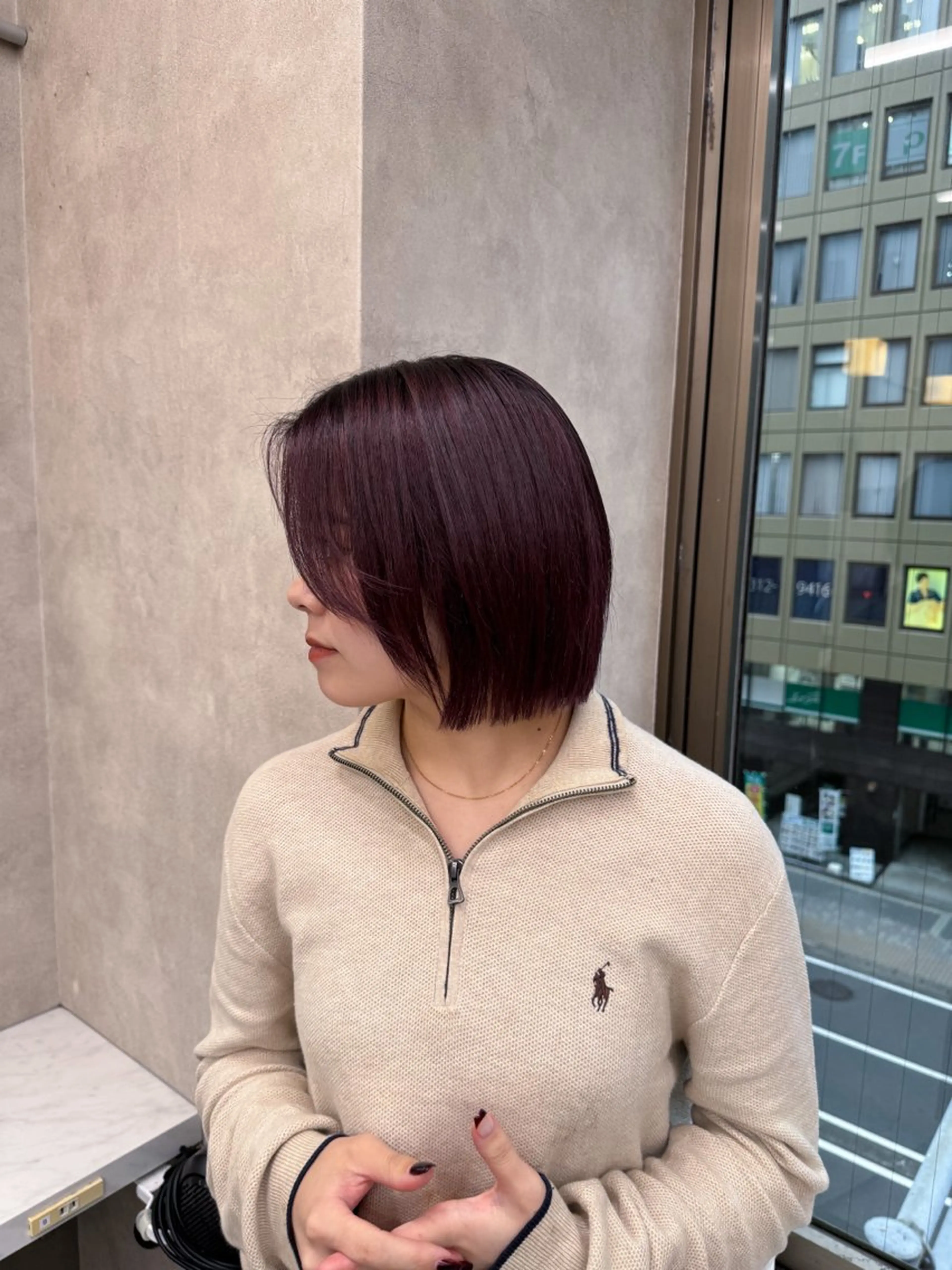 ショート カラー ヘアアレンジ Over hair_ misakiのヘアスタイル