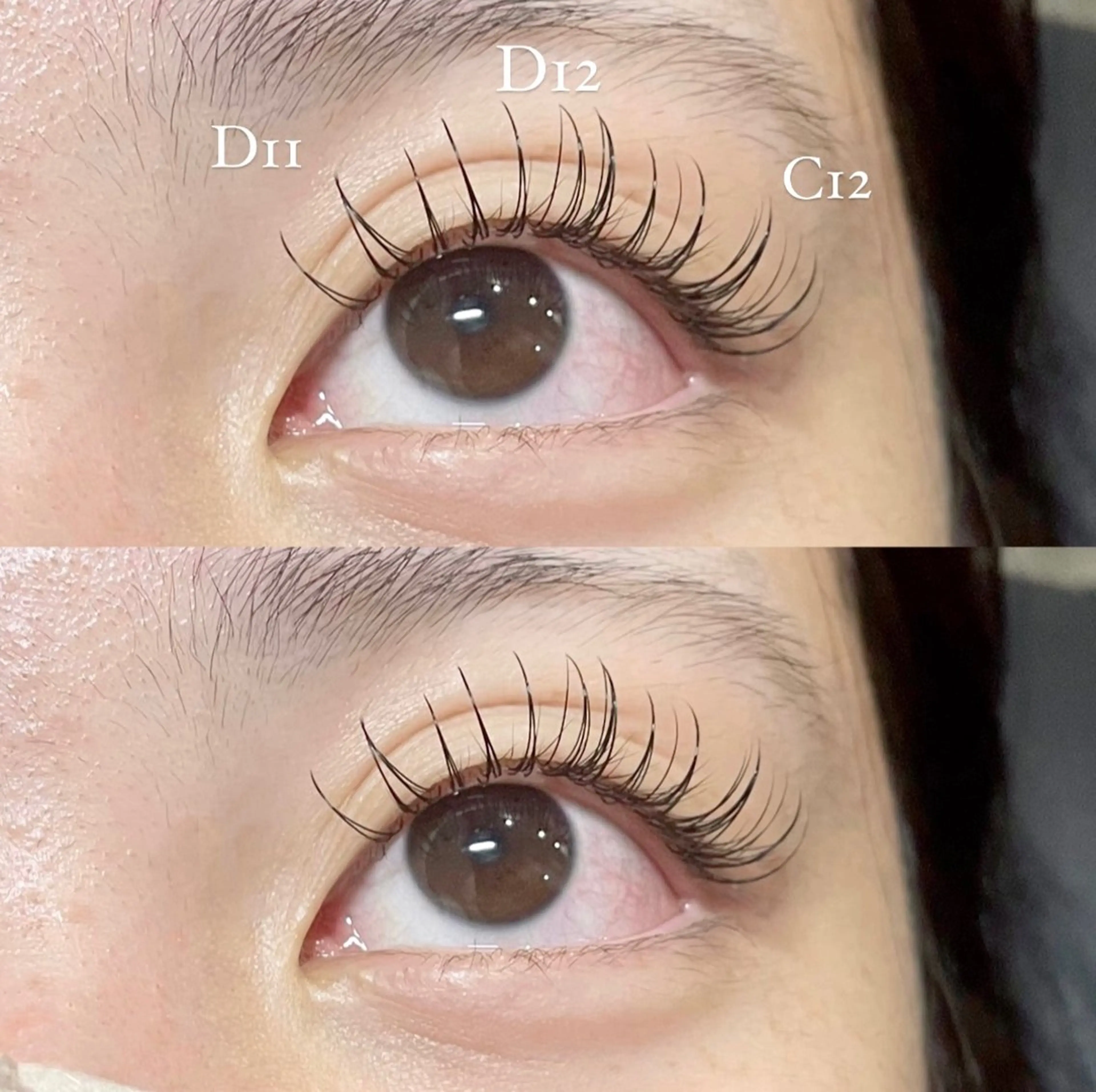 マツエク・マツパ Dカール フラットラッシュ ＋tico _ayanaのマツエク・マツパデザイン